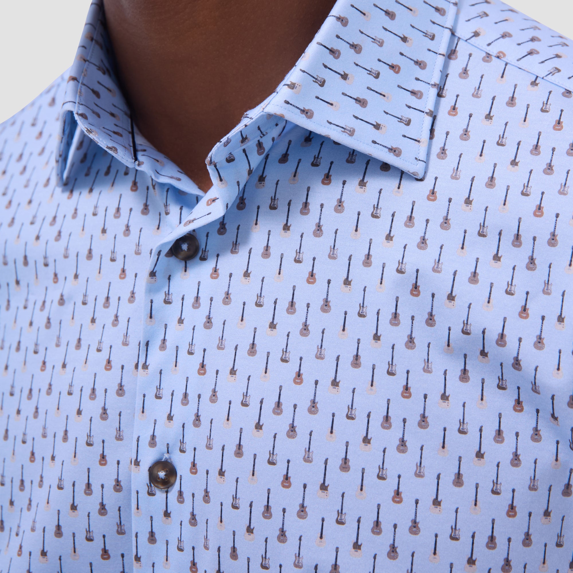 Miles Guitar OoohCotton Short-Sleeve Shirt