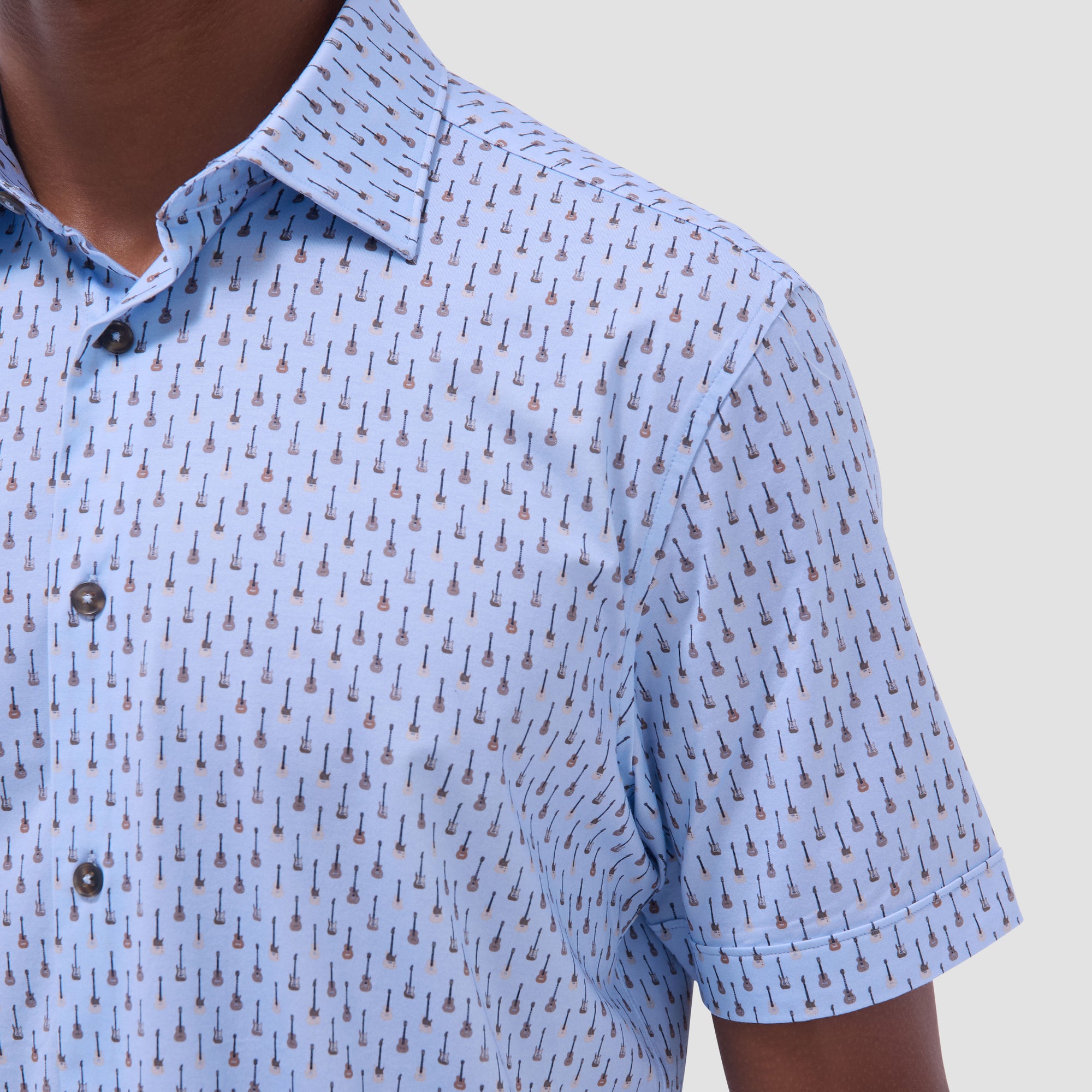 Miles Guitar OoohCotton Short-Sleeve Shirt