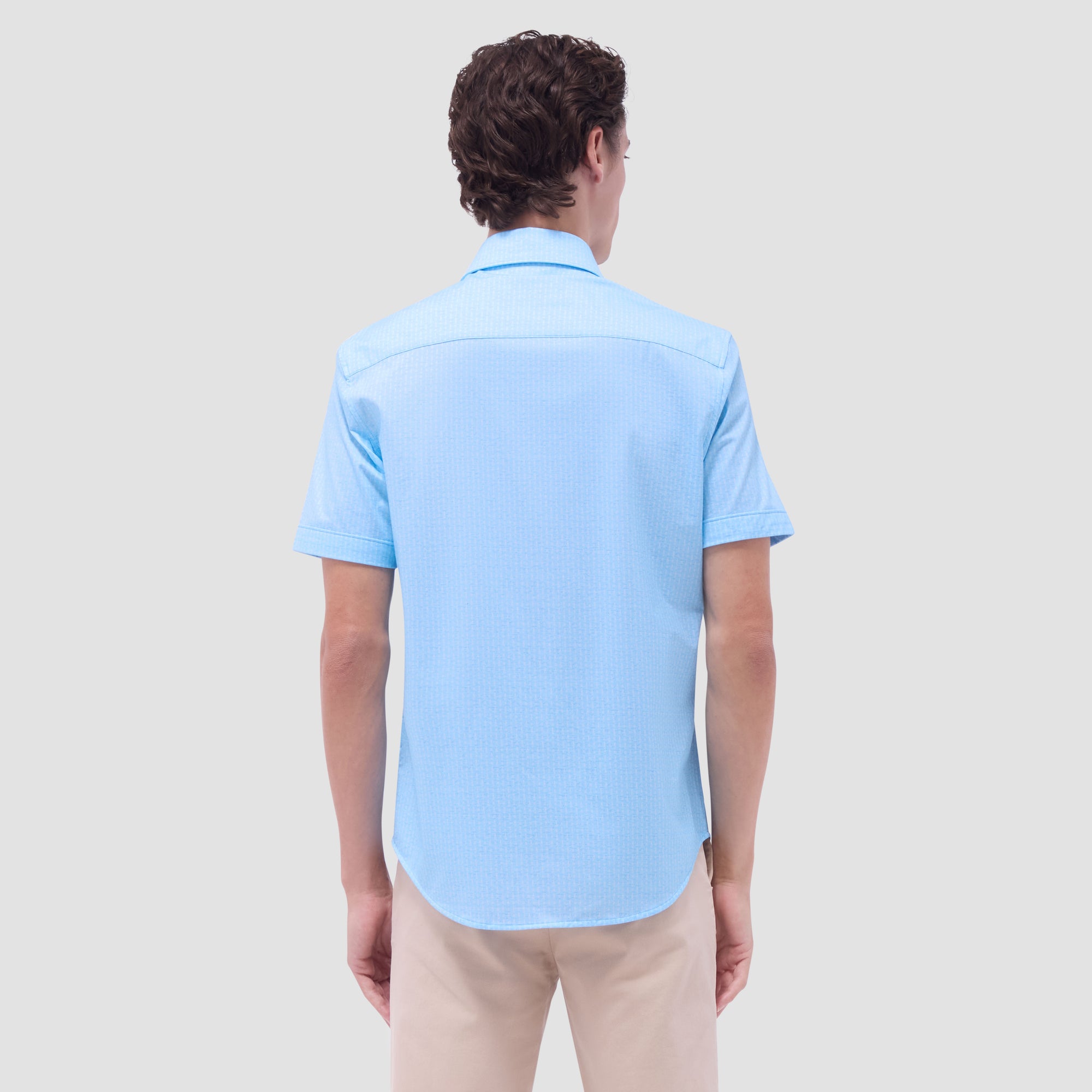 Miles Bowling Pin OoohCotton Short-Sleeve Shirt