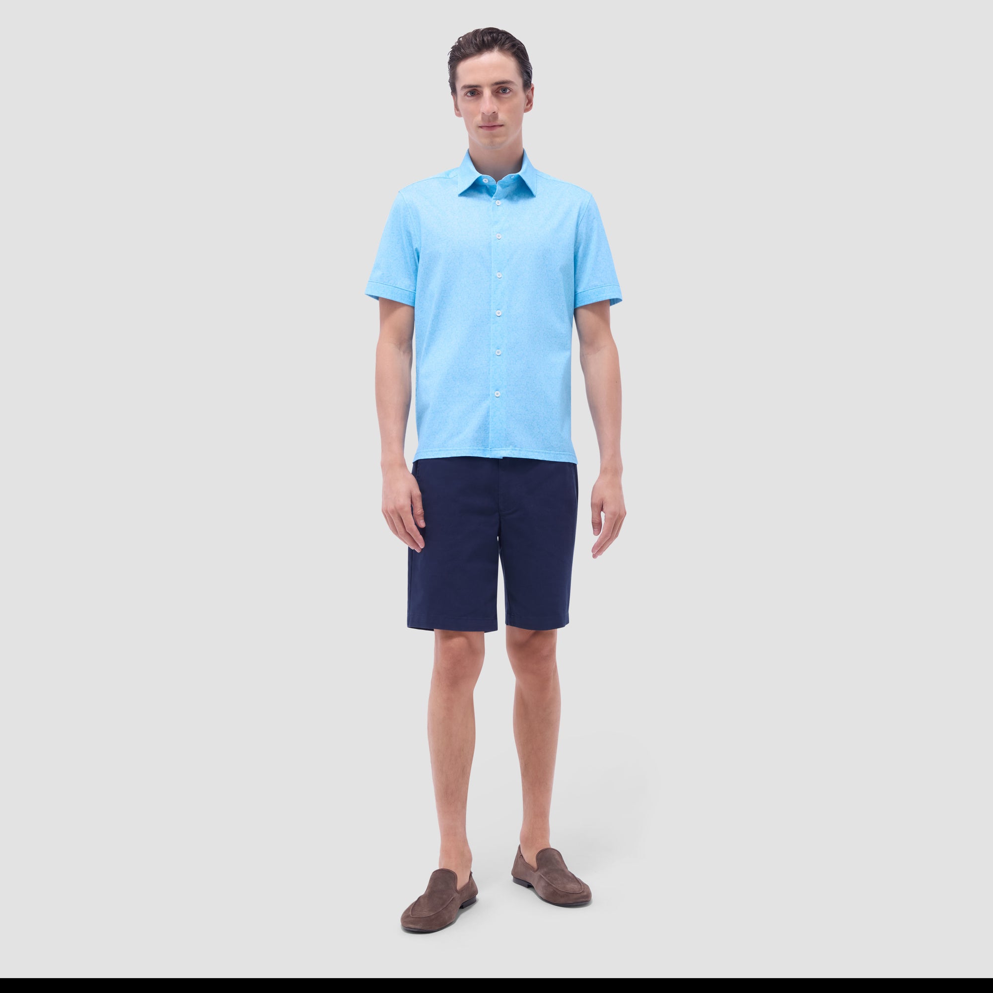 Milo Paisley OoohCotton Short-Sleeve Shirt