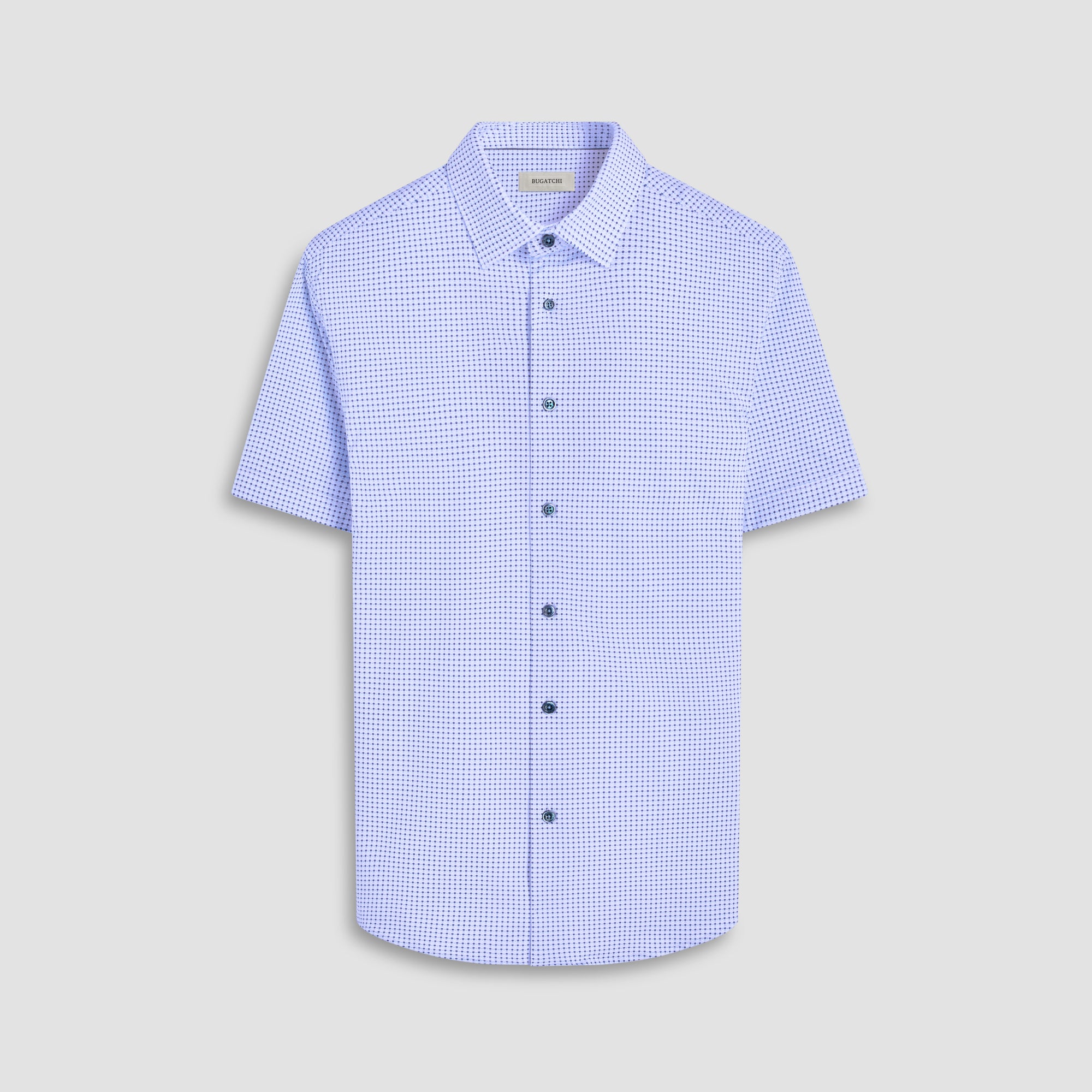 Miles Geometric OoohCotton Short-Sleeve Shirt