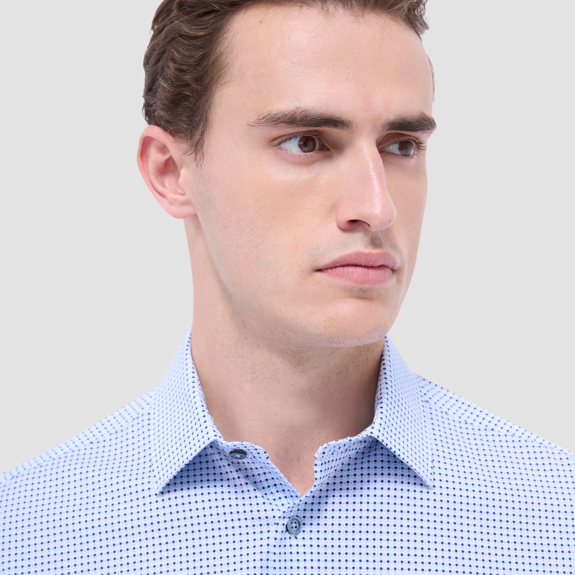 Miles Geometric OoohCotton Short-Sleeve Shirt