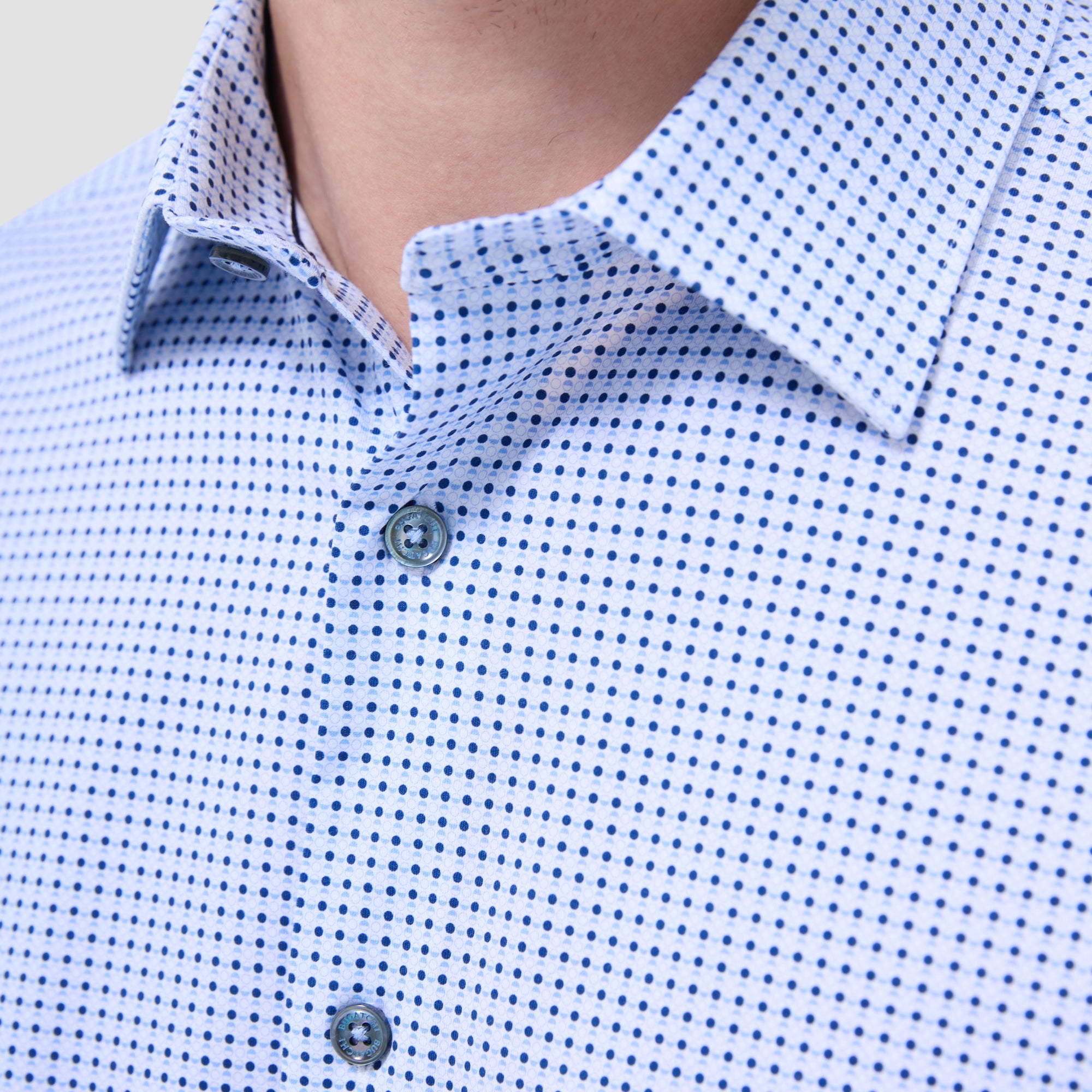 Miles Geometric OoohCotton Short-Sleeve Shirt