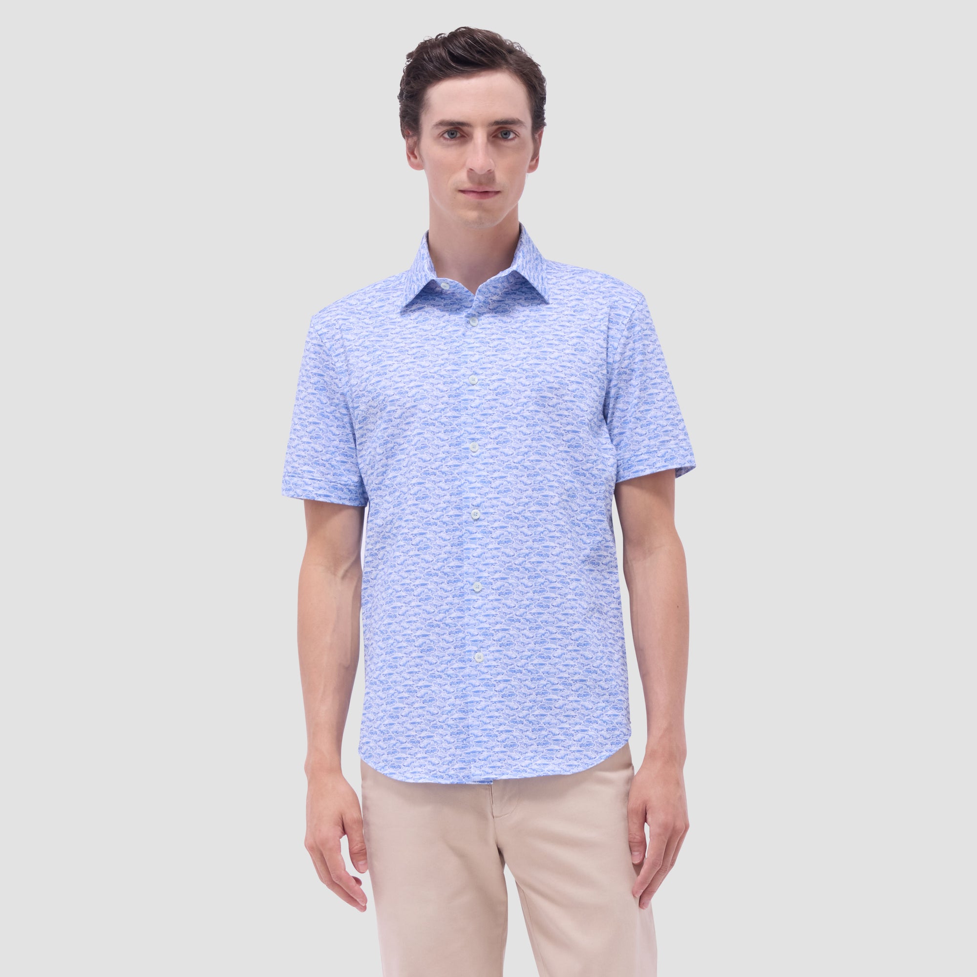 Miles Vintage Car OoohCotton Short-Sleeve Shirt