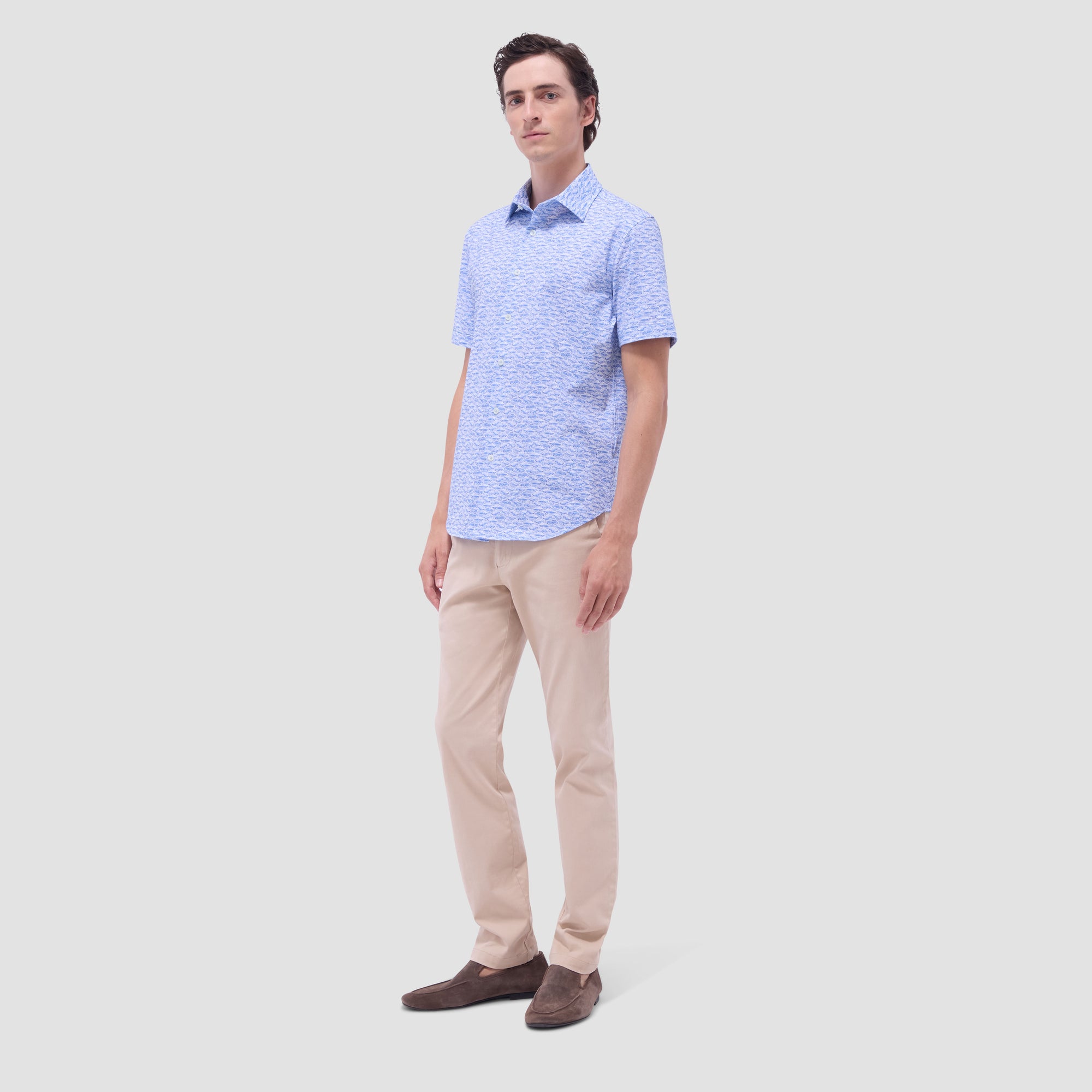 Miles Vintage Car OoohCotton Short-Sleeve Shirt