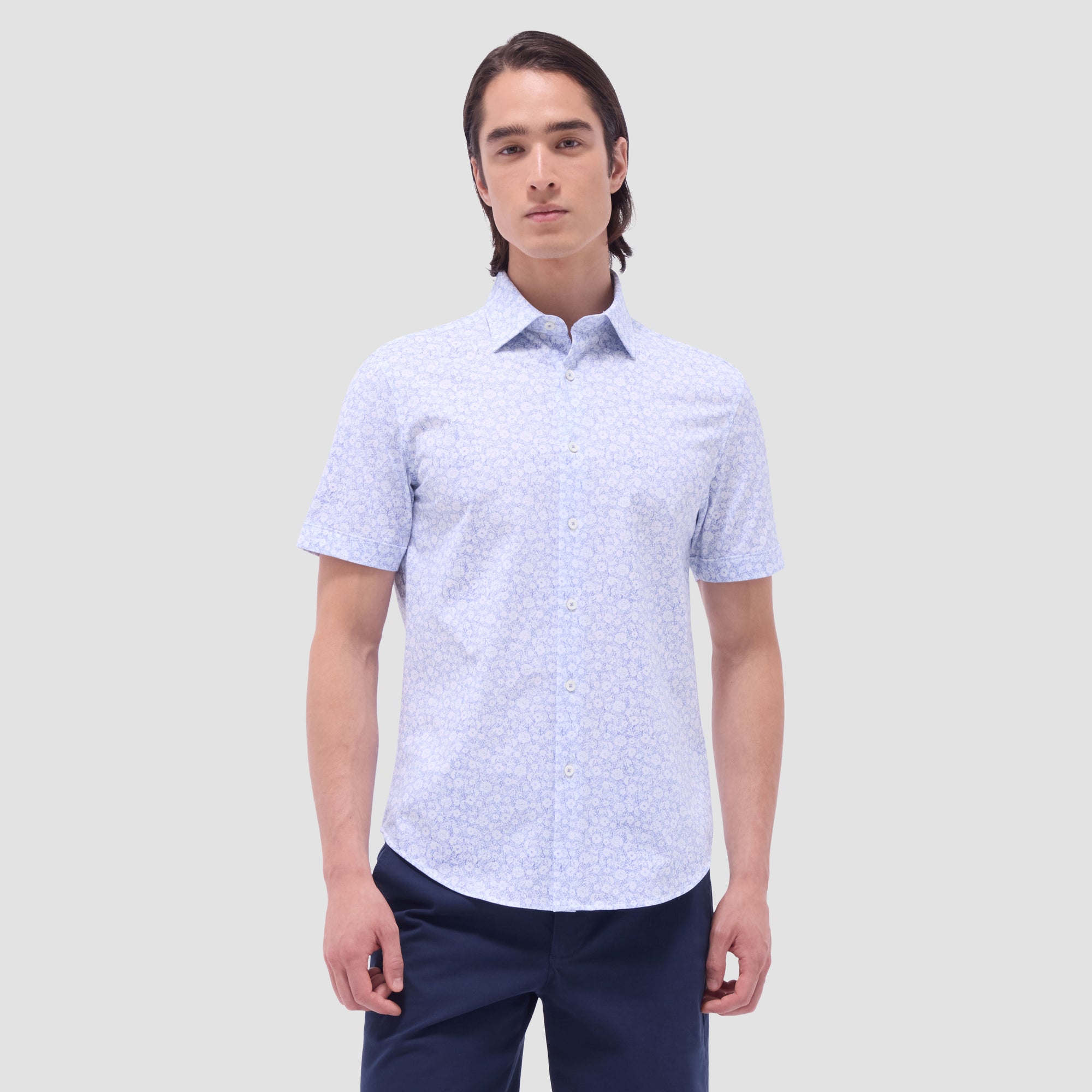 Miles Floral OoohCotton Short-Sleeve Shirt