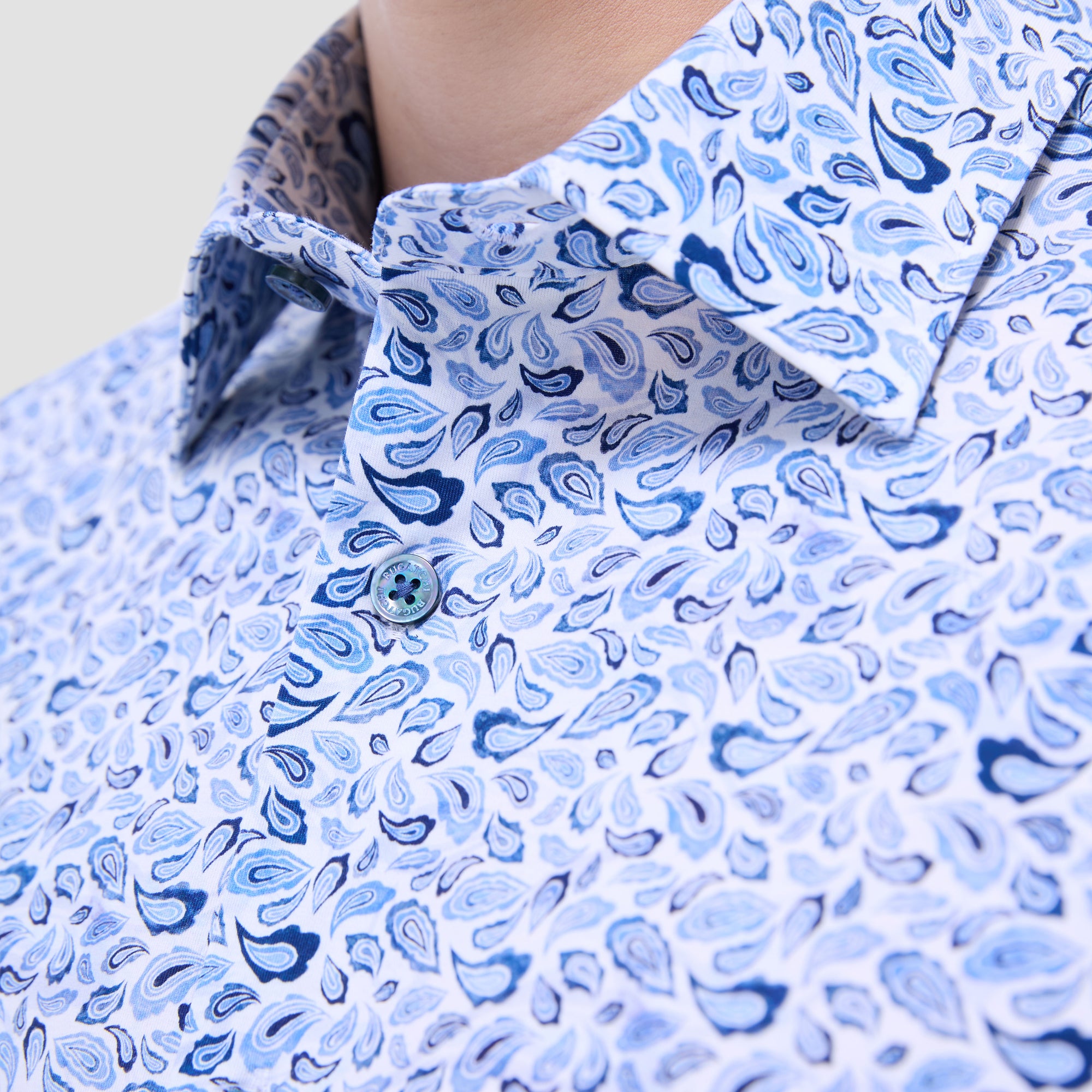 Miles Paisley OoohCotton Short-Sleeve Shirt