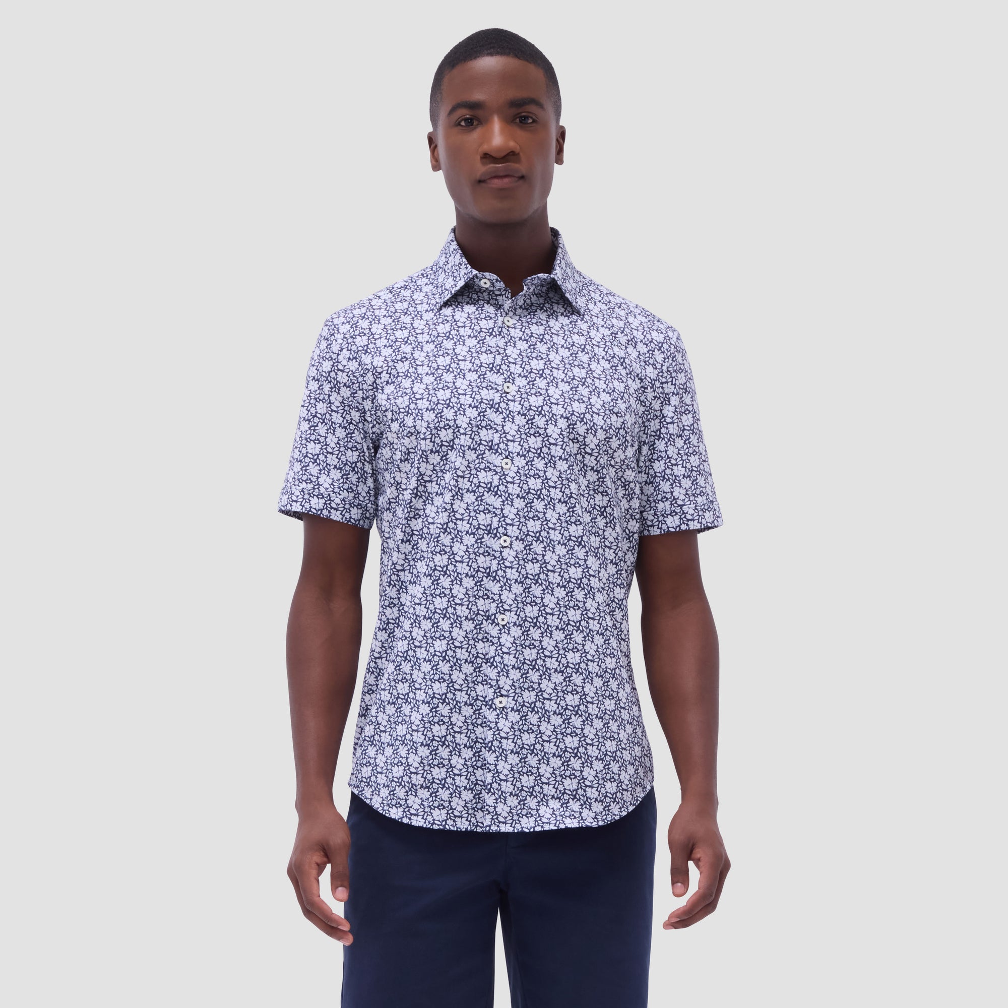 Miles Floral OoohCotton Short-Sleeve Shirt