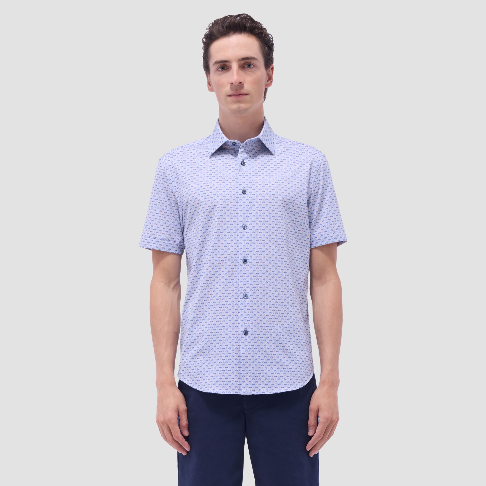 Miles Motorcycle OoohCotton Short-Sleeve Shirt