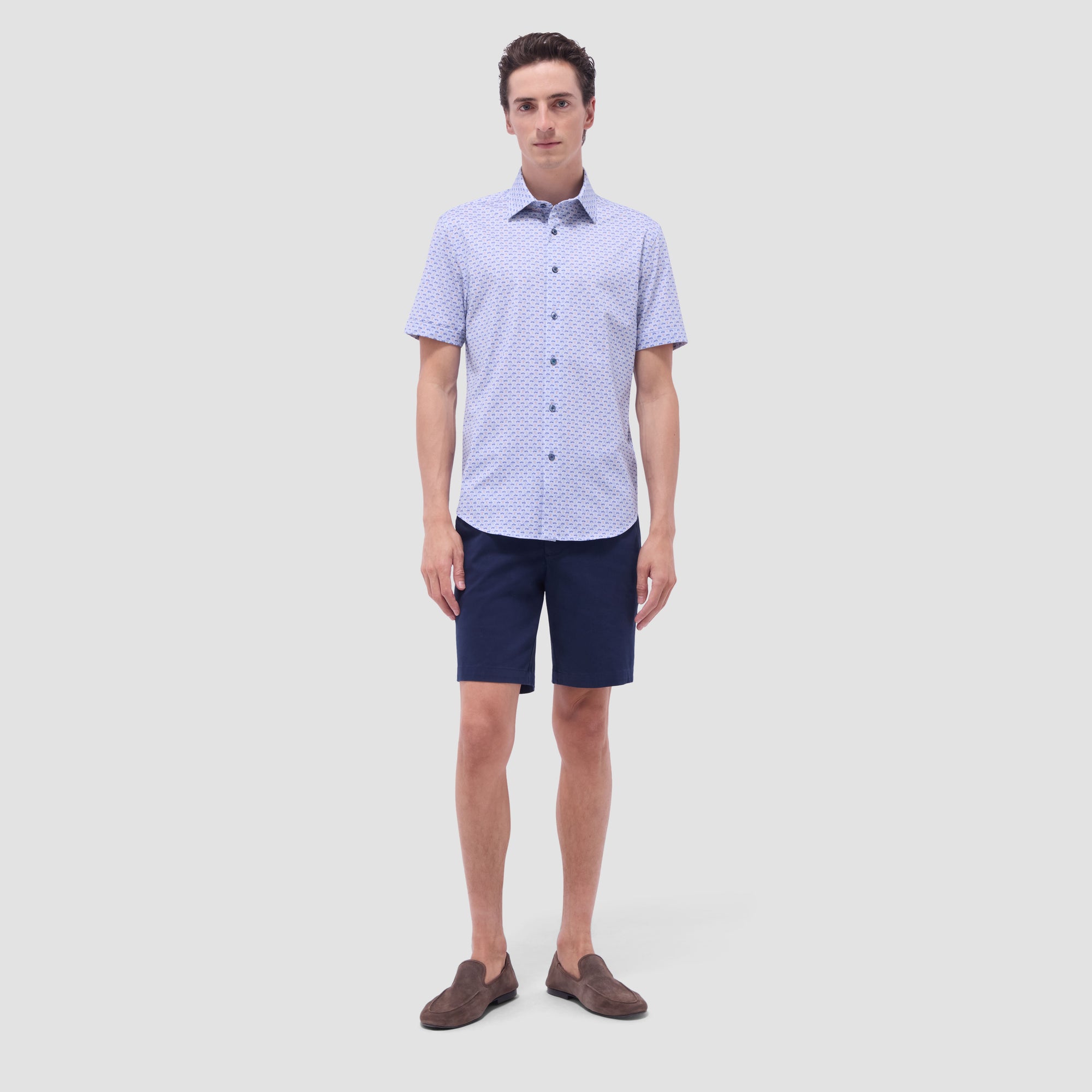 Miles Motorcycle OoohCotton Short-Sleeve Shirt