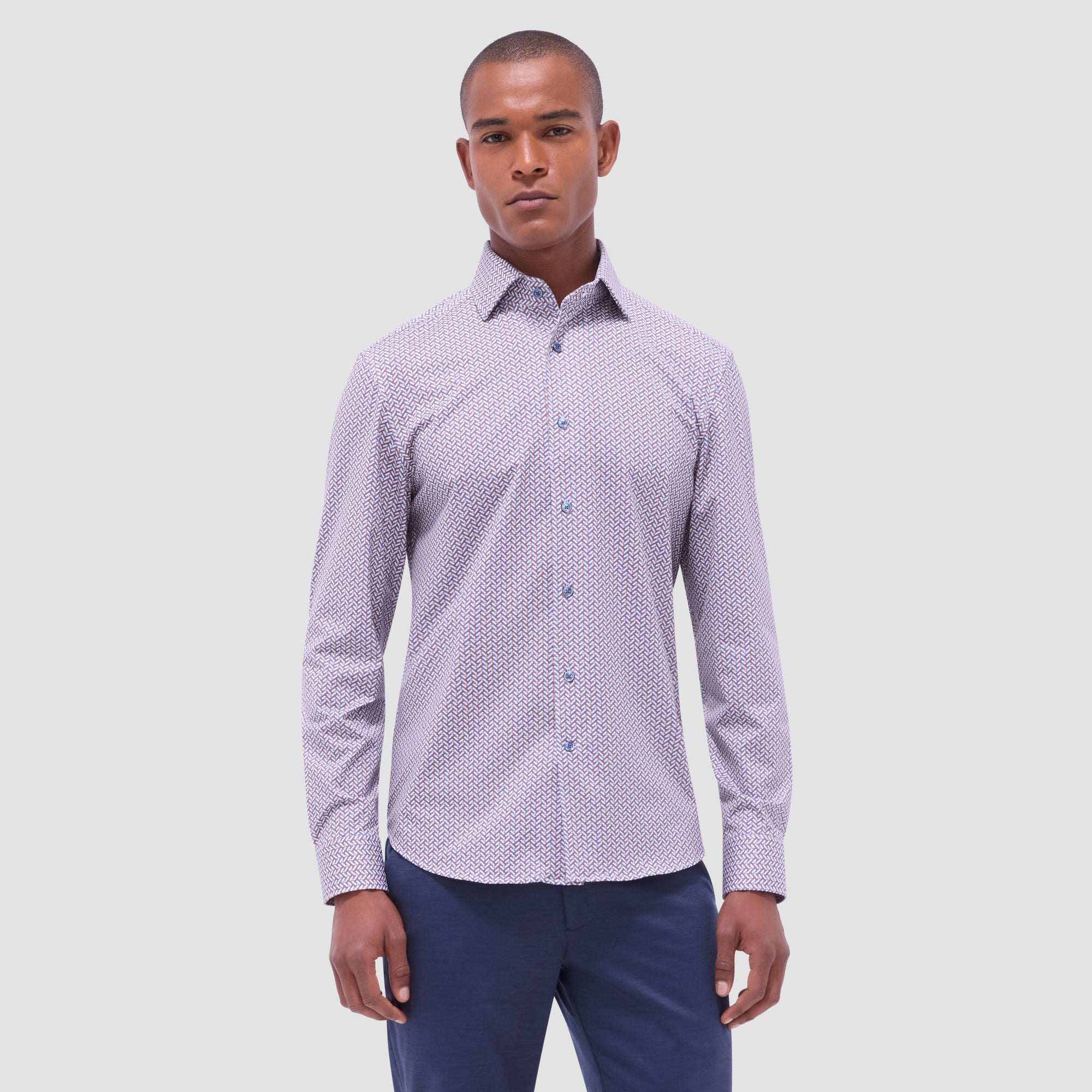 Devon Herringbone OoohCotton Shirt