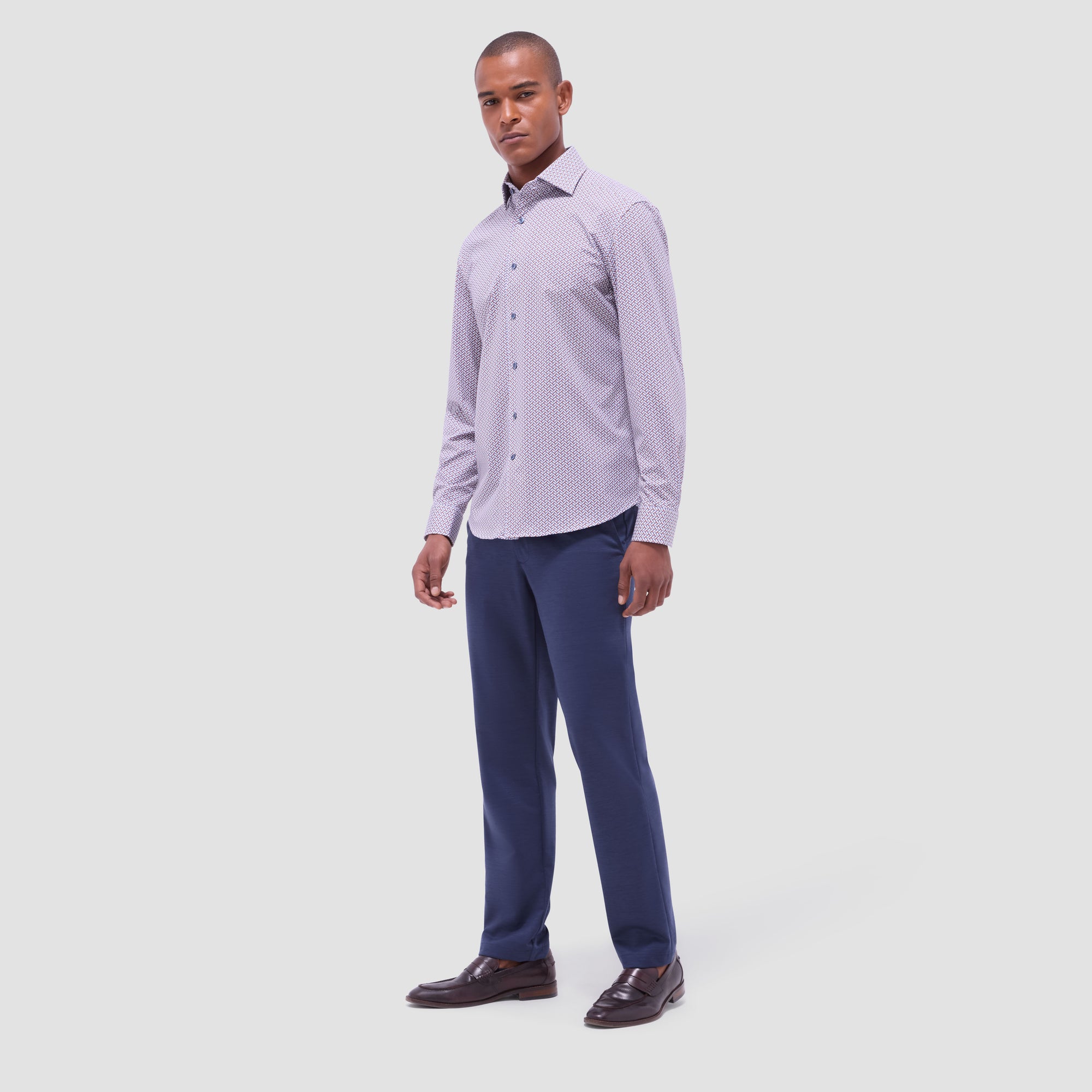 Devon Herringbone OoohCotton Shirt