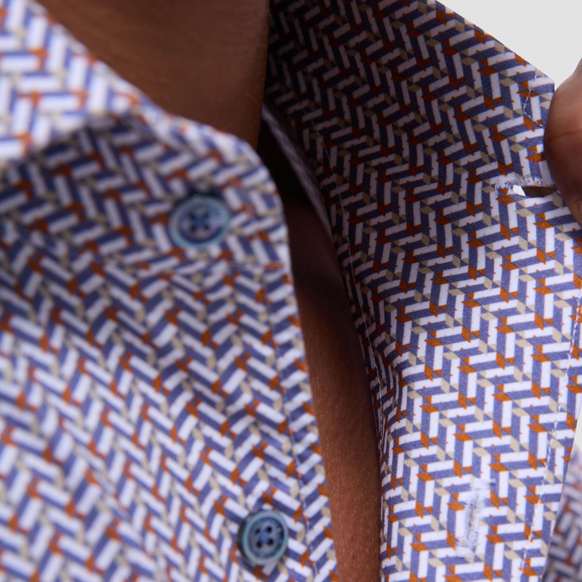 Devon Herringbone OoohCotton Shirt