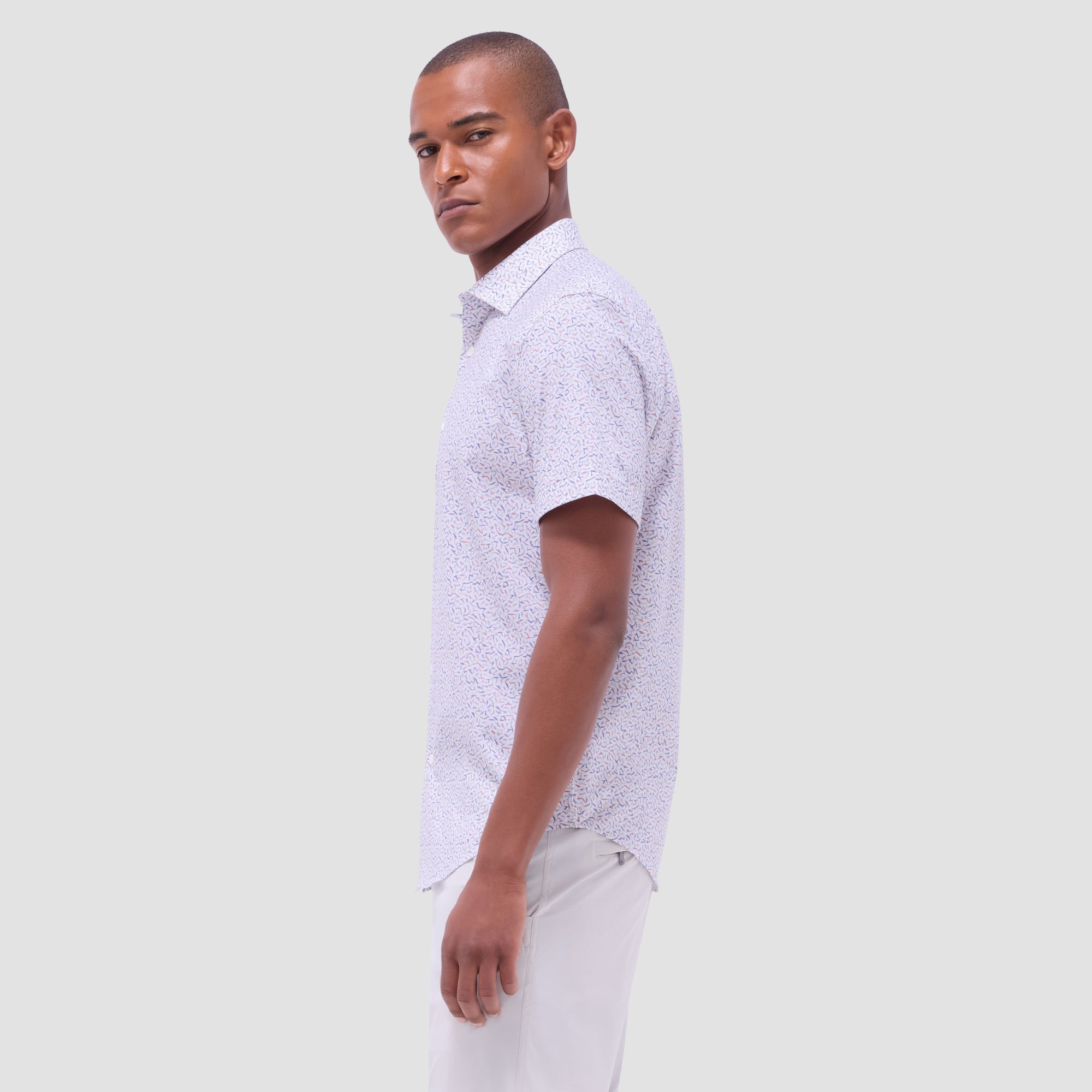 Miles Abstract OoohCotton Short-Sleeve Shirt