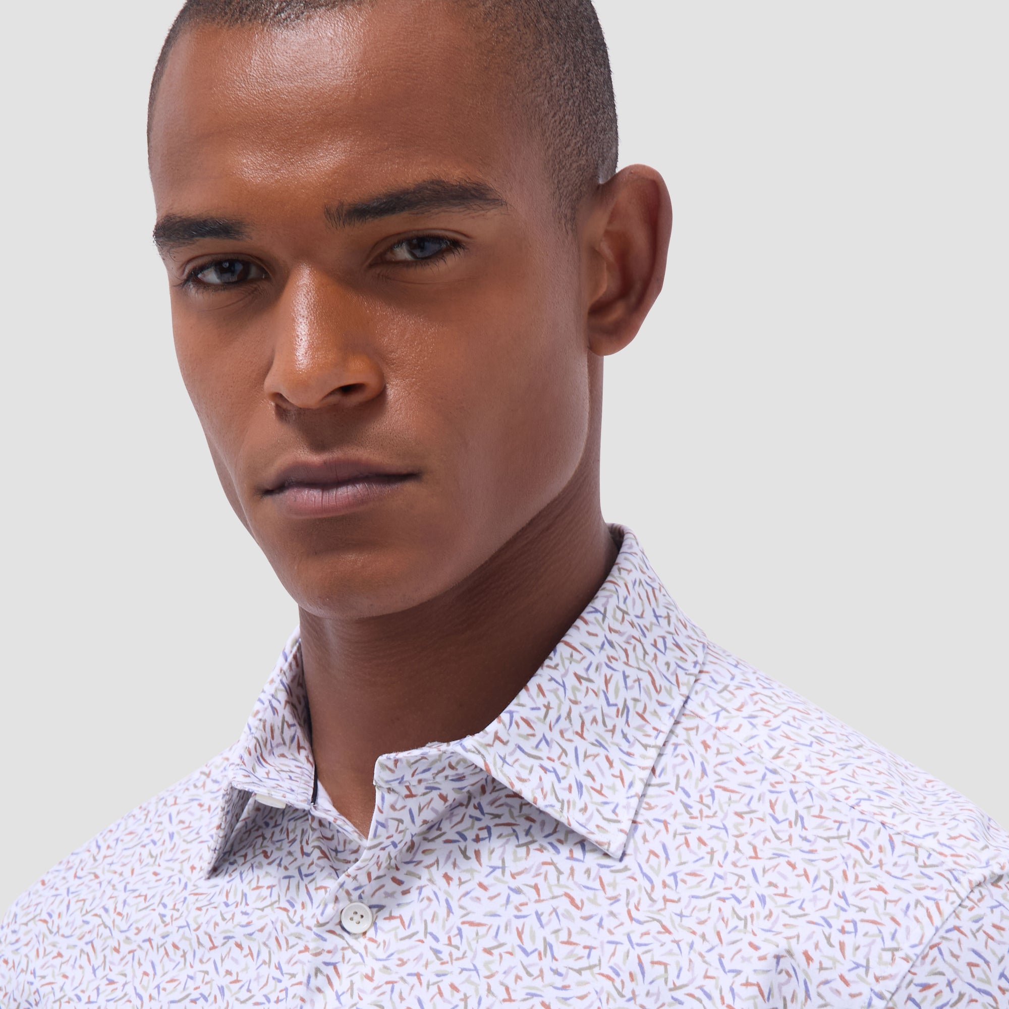 Miles Abstract OoohCotton Short-Sleeve Shirt
