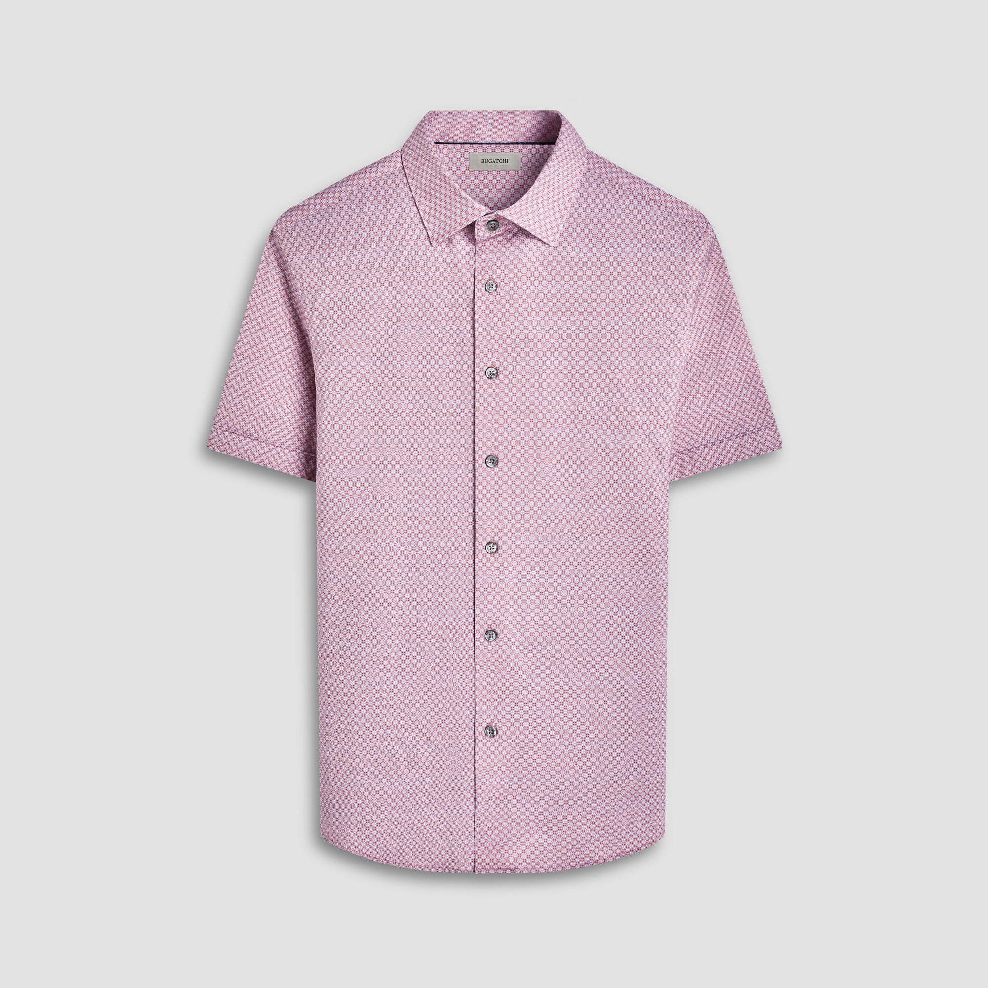 Miles Geometric OoohCotton Short-Sleeve Shirt