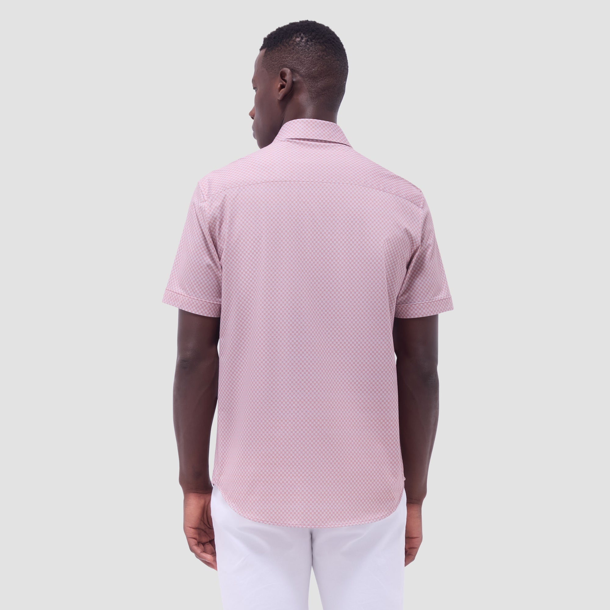 Miles Geometric OoohCotton Short-Sleeve Shirt