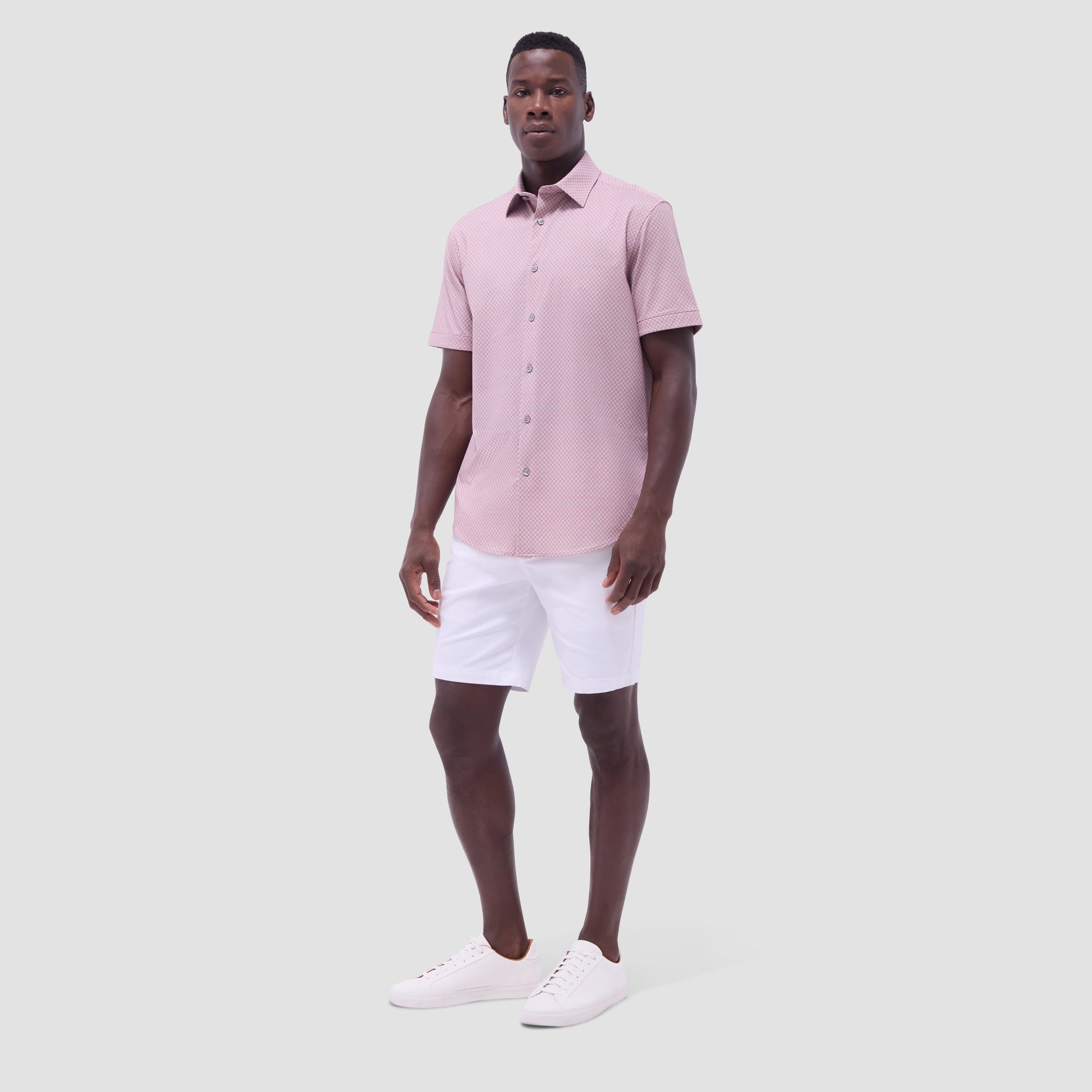 Miles Geometric OoohCotton Short-Sleeve Shirt