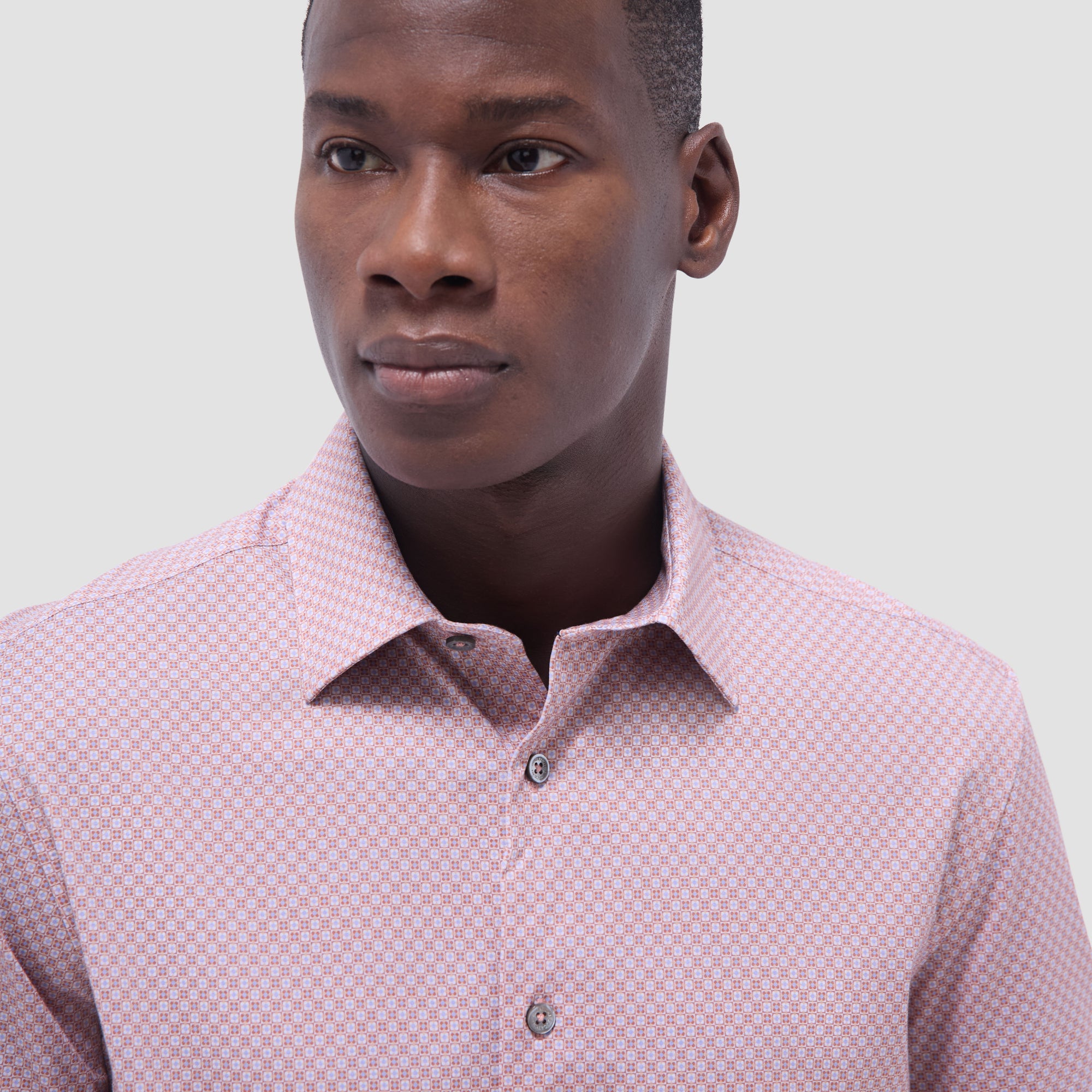 Miles Geometric OoohCotton Short-Sleeve Shirt