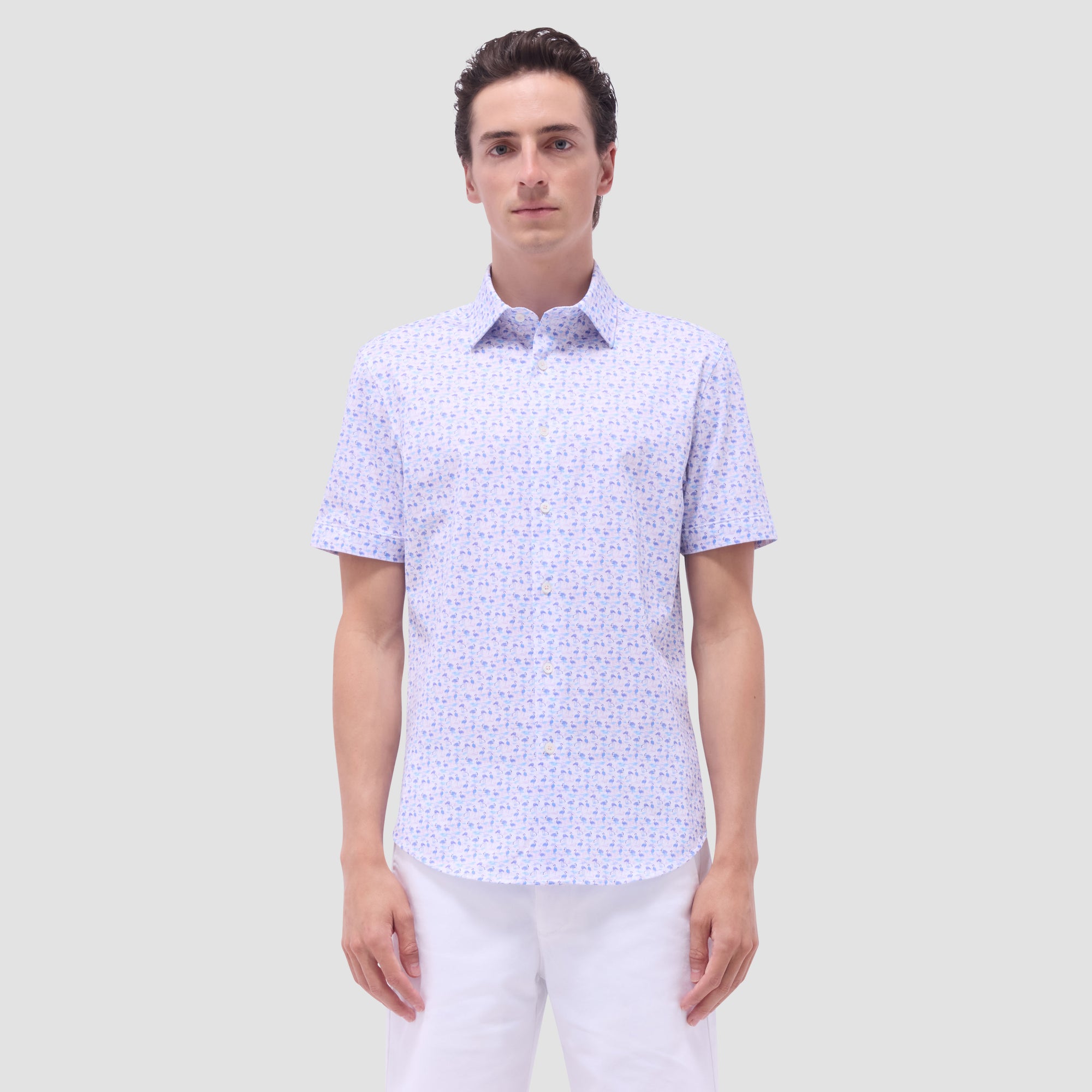 Miles Flamingo OoohCotton Short-Sleeve Shirt
