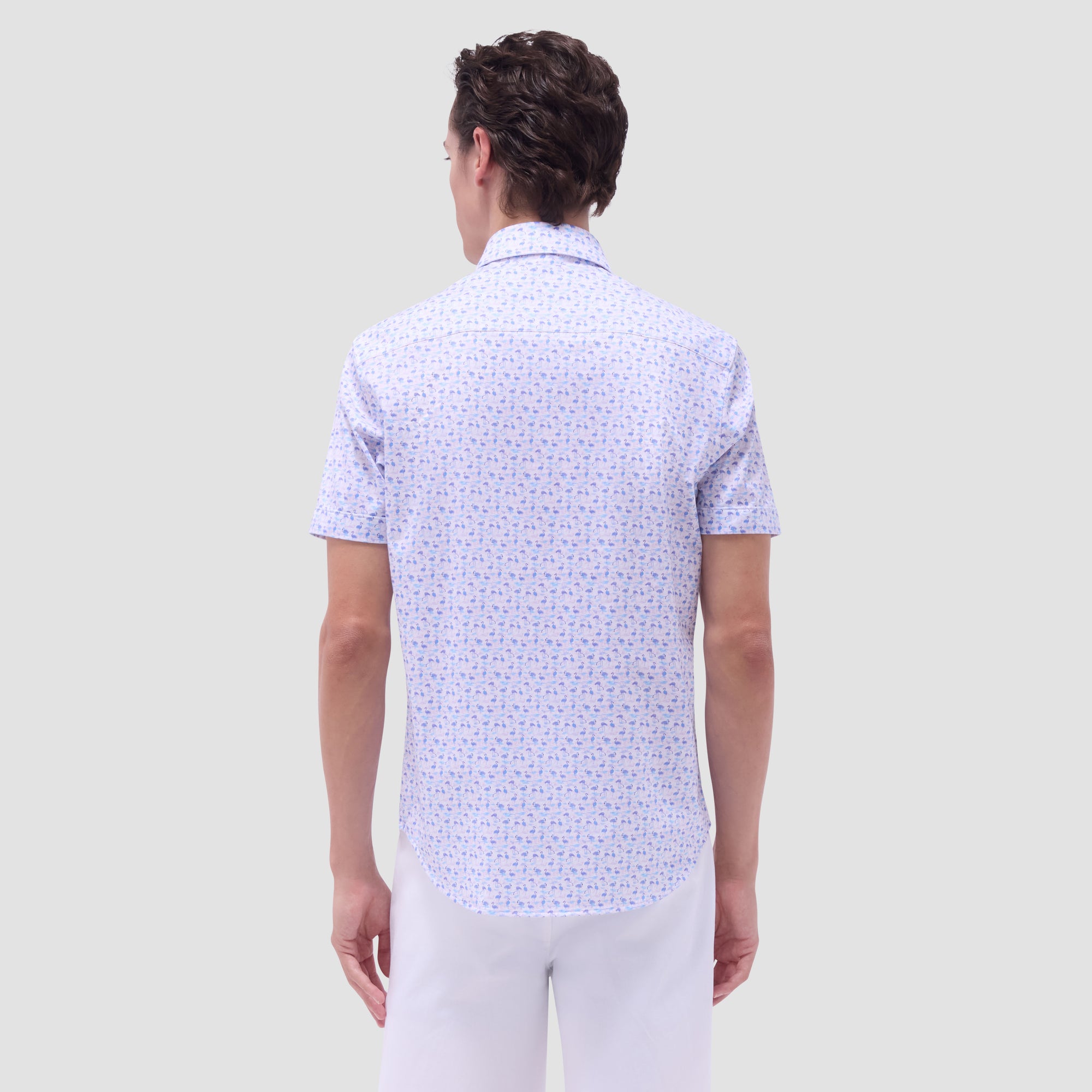 Miles Flamingo OoohCotton Short-Sleeve Shirt