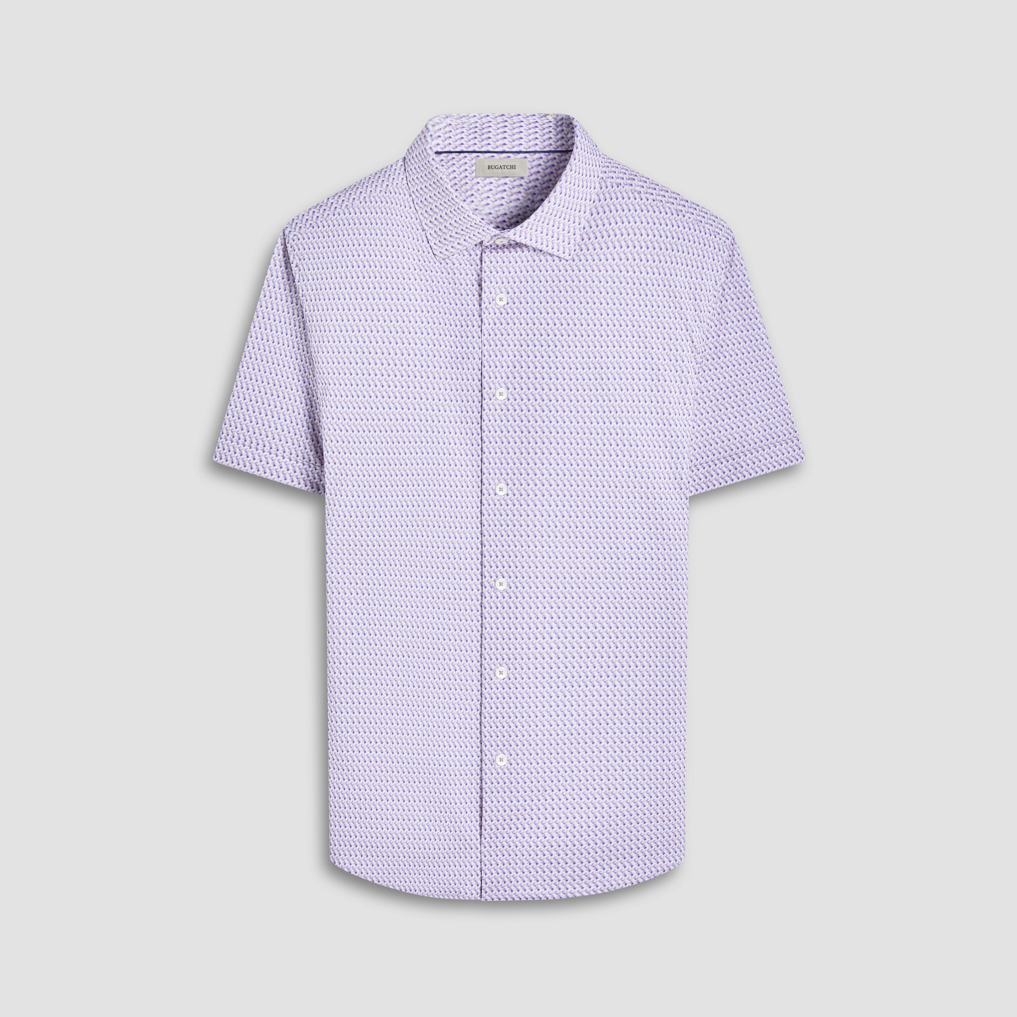 Miles Geometric OoohCotton Short-Sleeve Shirt