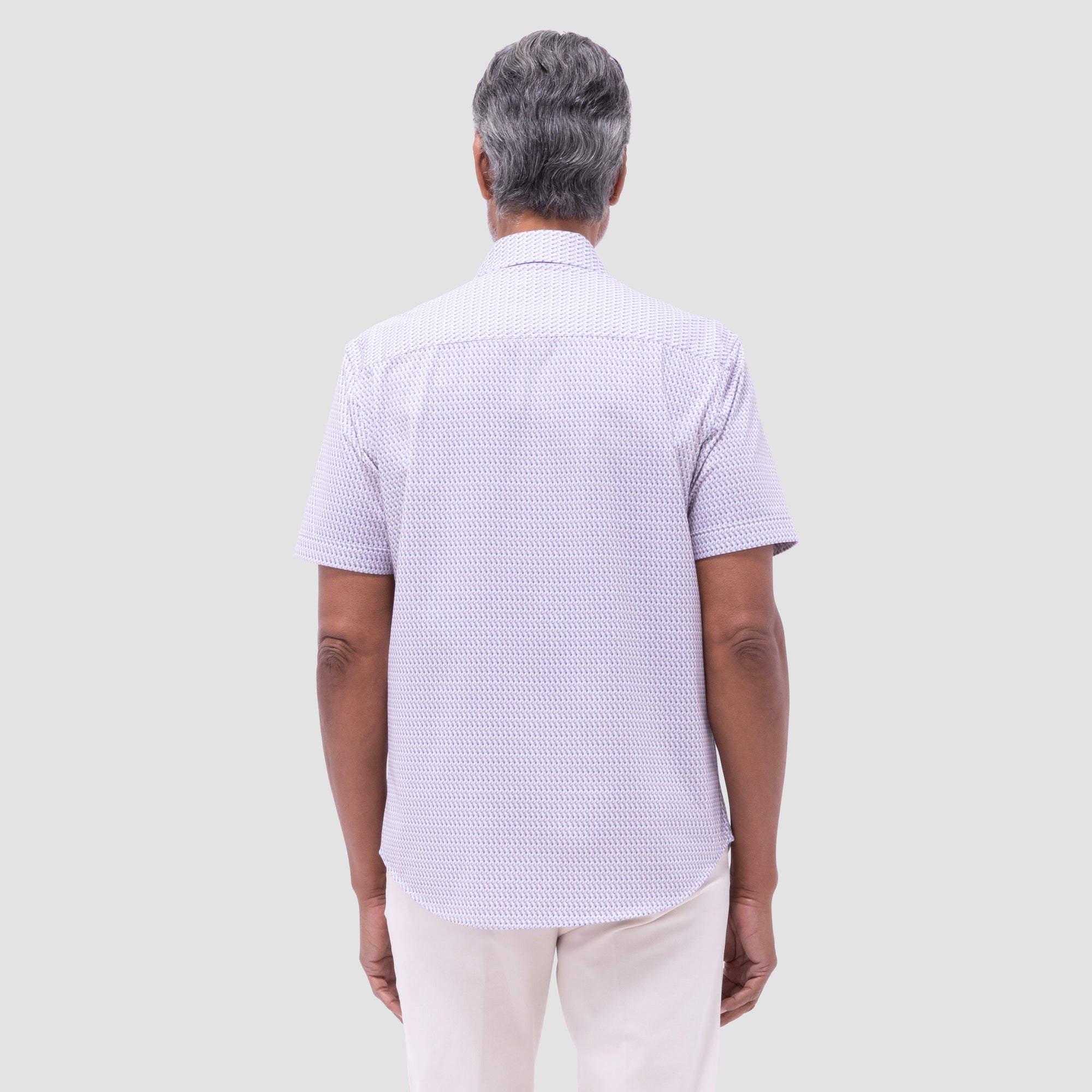 Miles Geometric OoohCotton Short-Sleeve Shirt