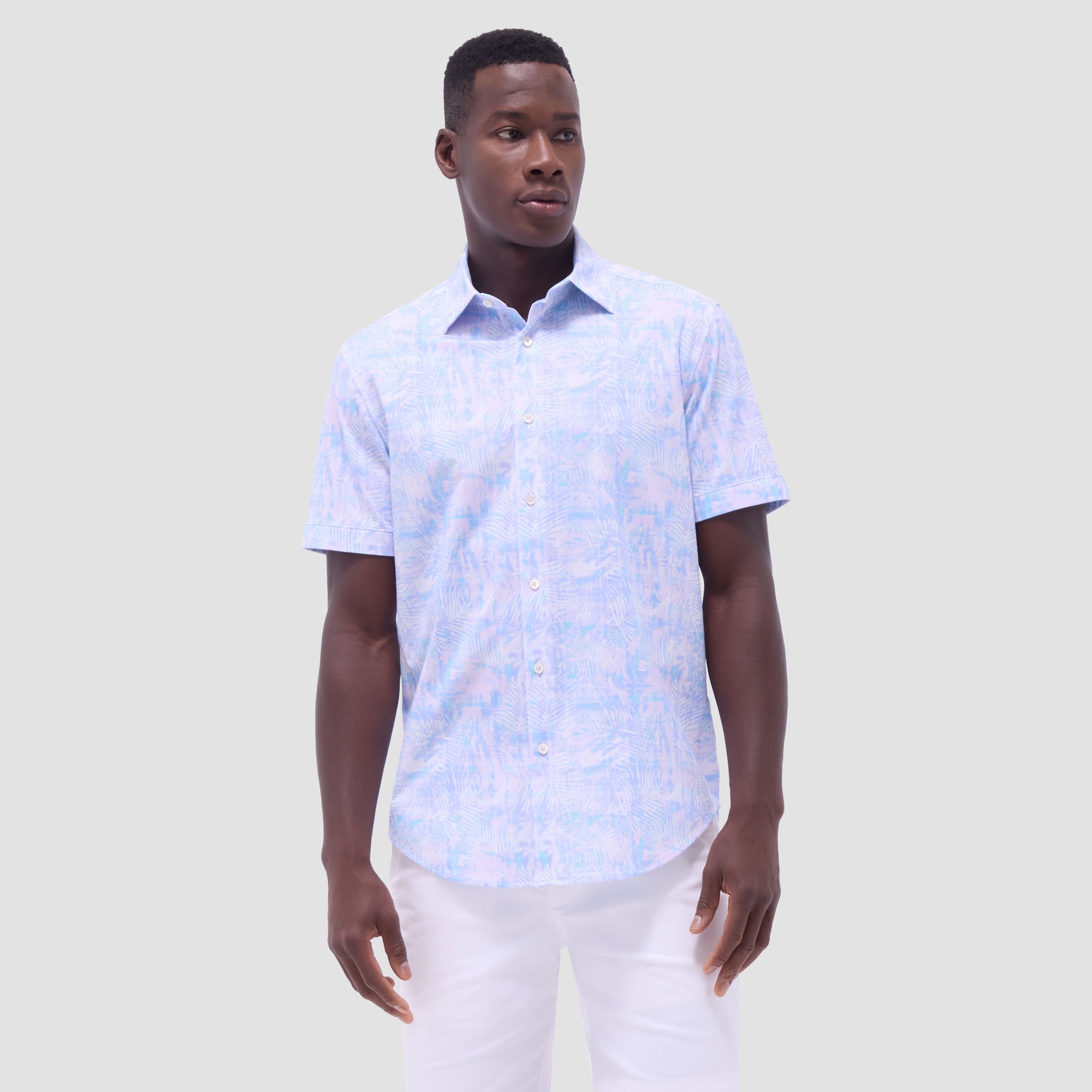 Miles Floral OoohCotton Short-Sleeve Shirt
