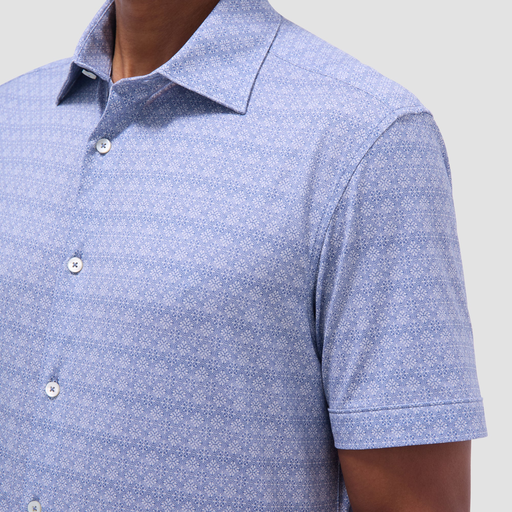 Miles Mosaic OoohCotton Short-Sleeve Shirt
