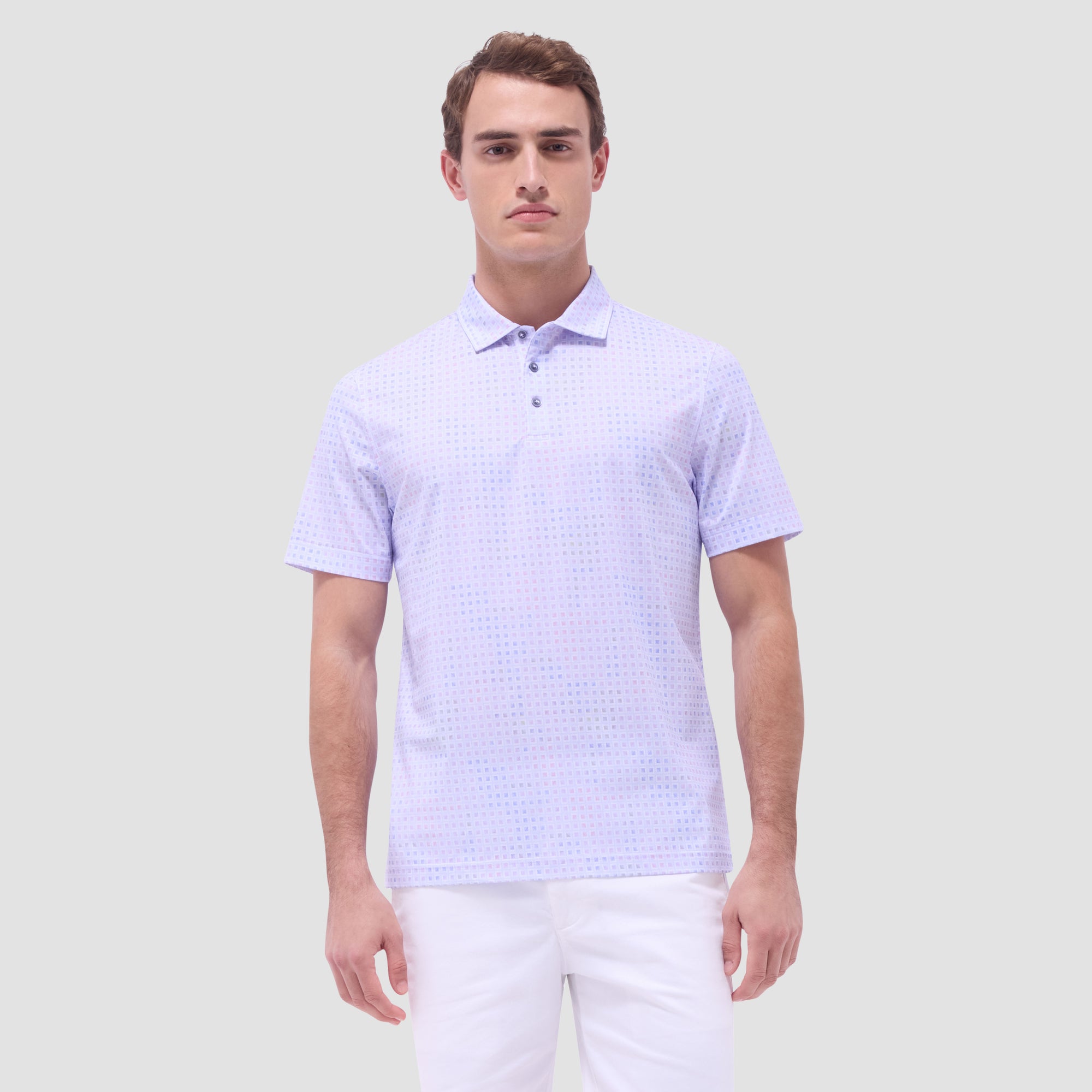 Victor Mini Check OoohCotton Polo Shirt