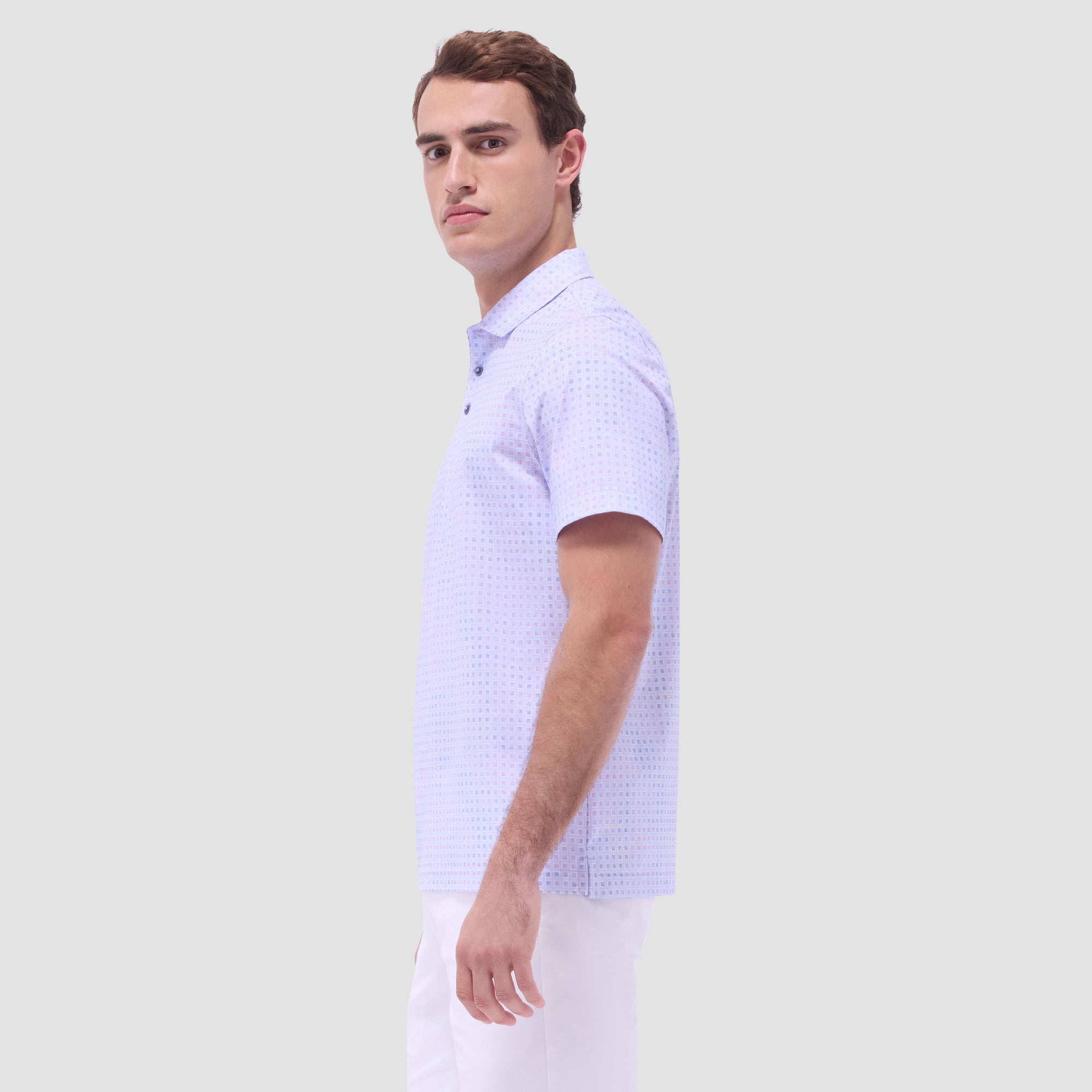 Victor Mini Check OoohCotton Polo Shirt