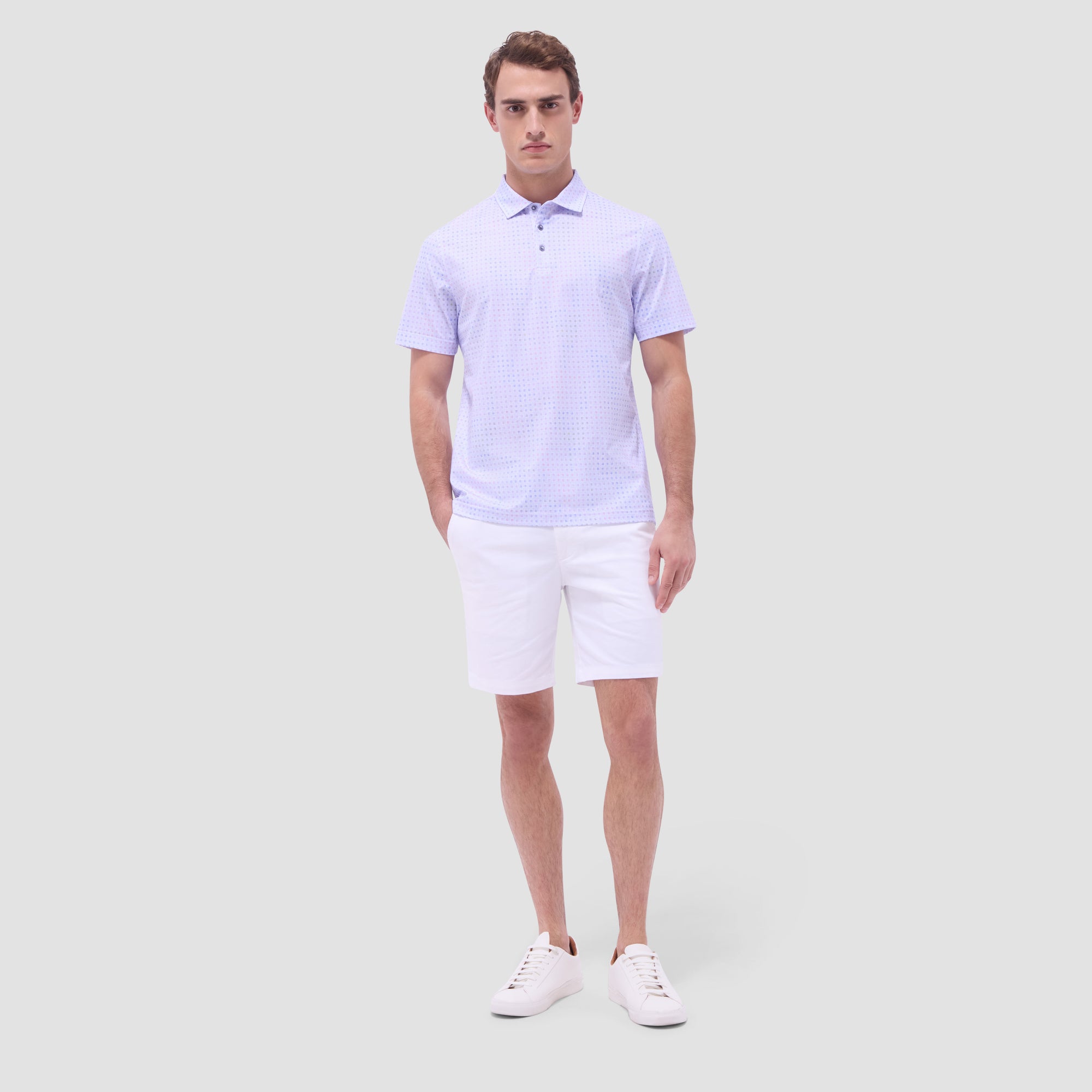 Victor Mini Check OoohCotton Polo Shirt