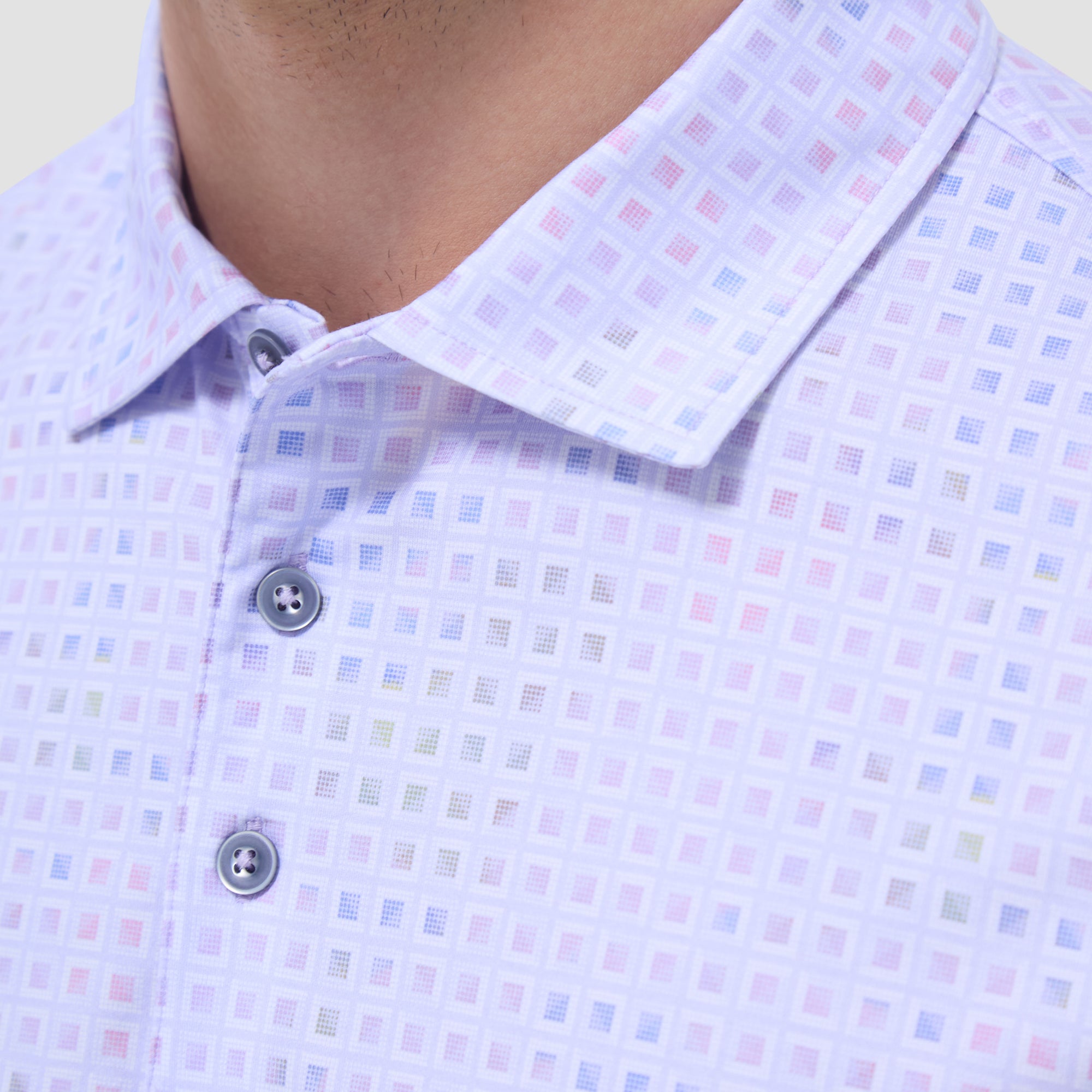 Victor Mini Check OoohCotton Polo Shirt