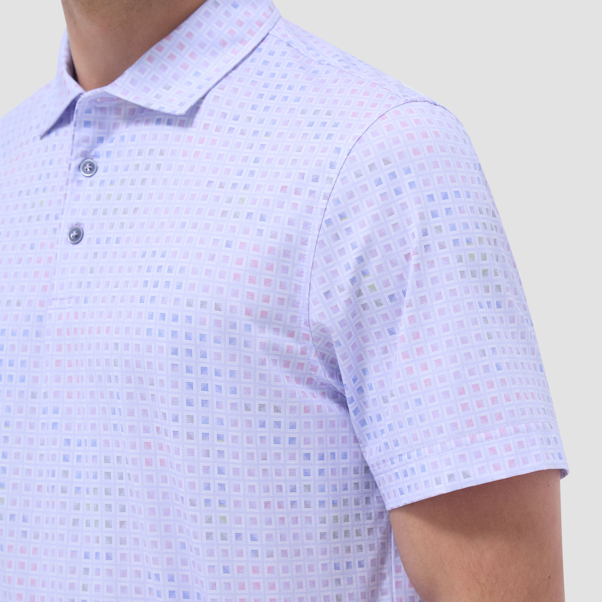 Victor Mini Check OoohCotton Polo Shirt
