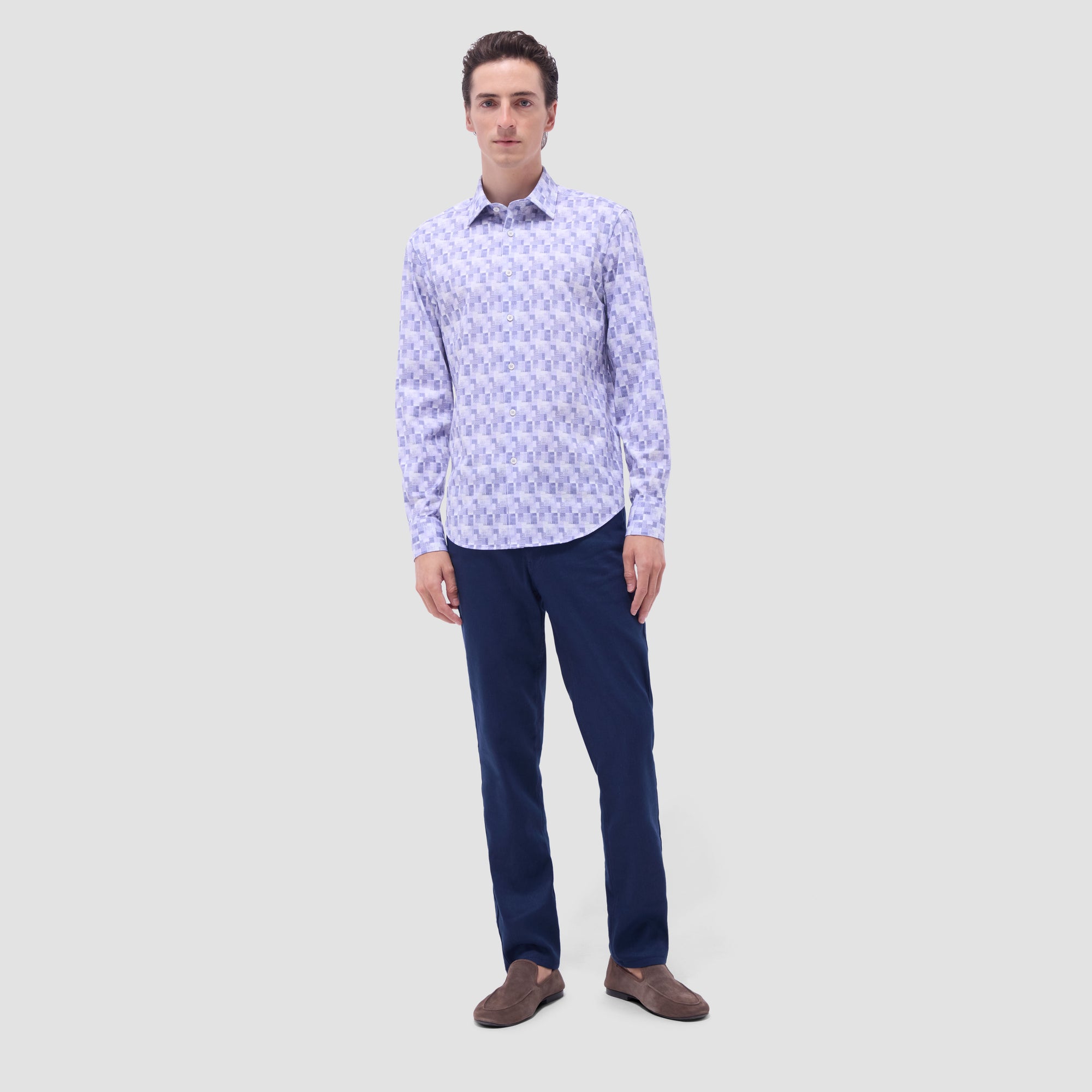 James Grid Check OoohCotton Shirt
