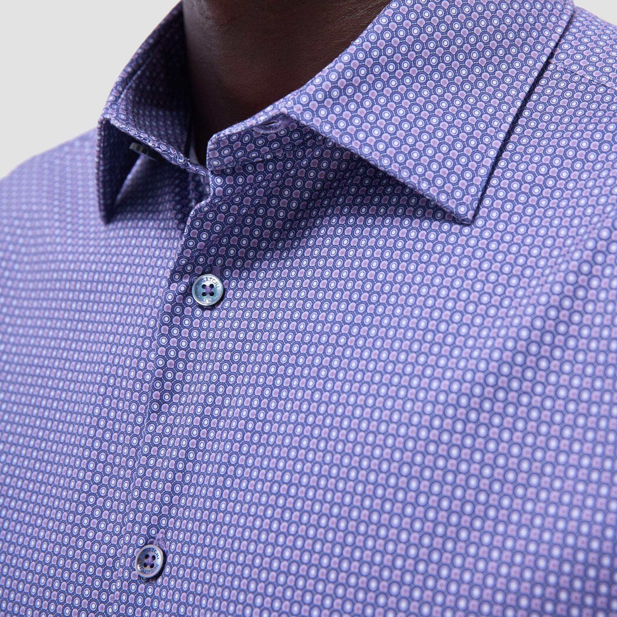 Miles Geometric OoohCotton Short-Sleeve Shirt