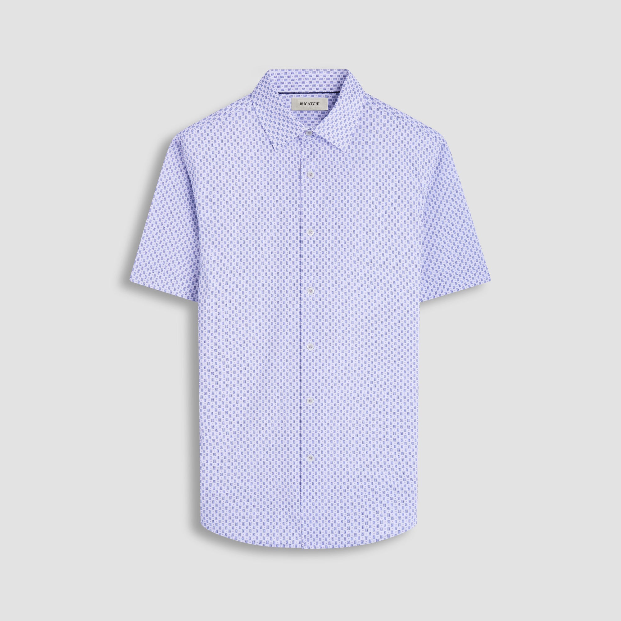 Miles Geometric OoohCotton Short-Sleeve Shirt