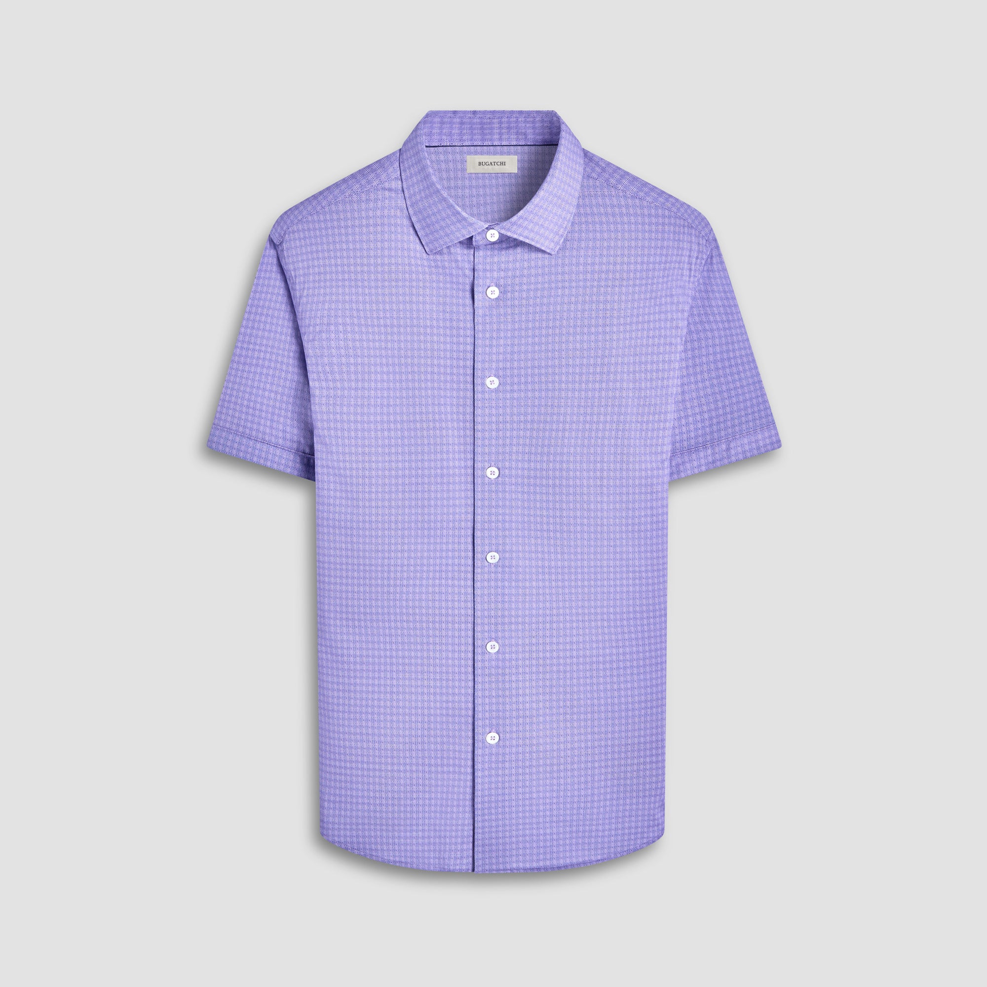 Miles Geometric OoohCotton Short-Sleeve Shirt
