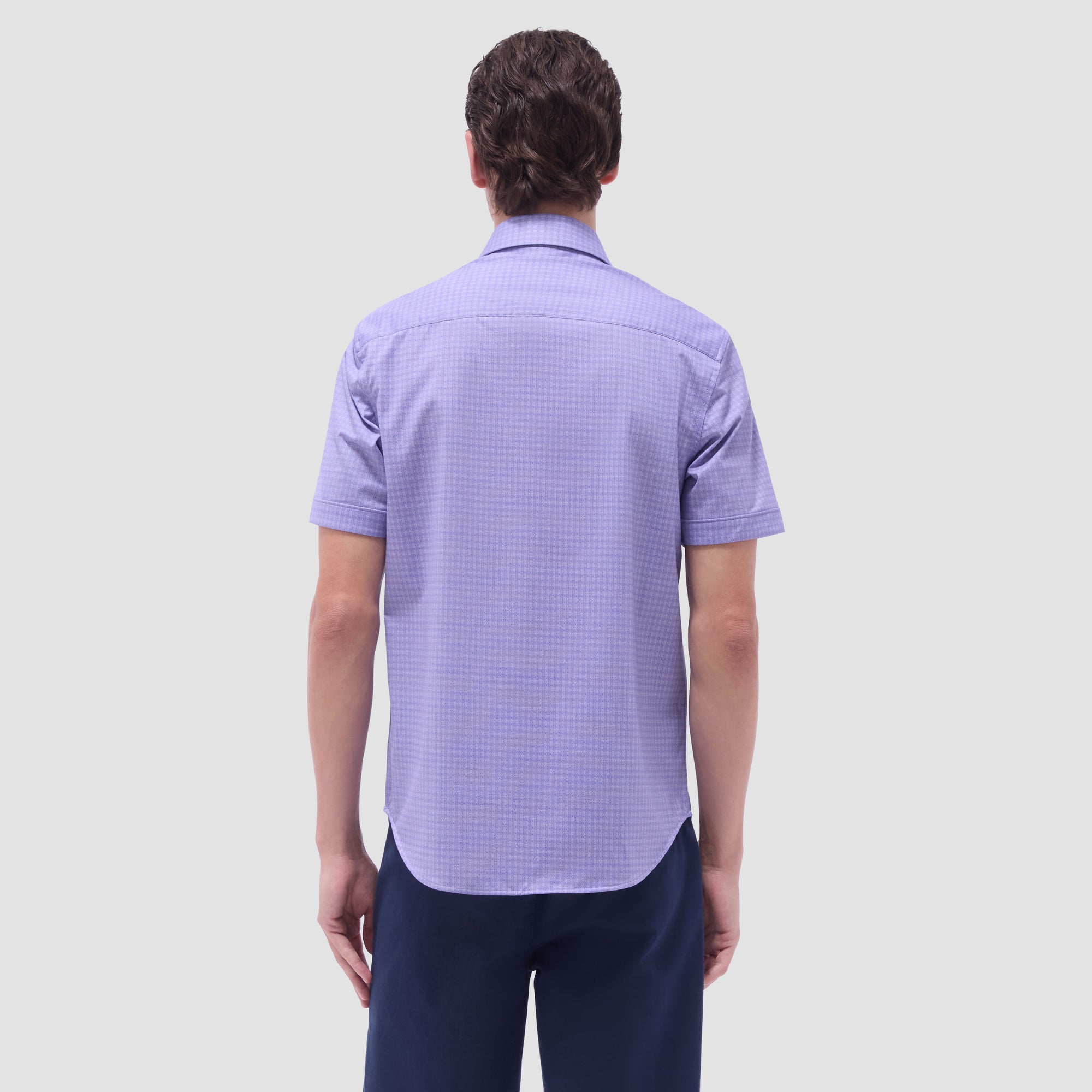 Miles Geometric OoohCotton Short-Sleeve Shirt