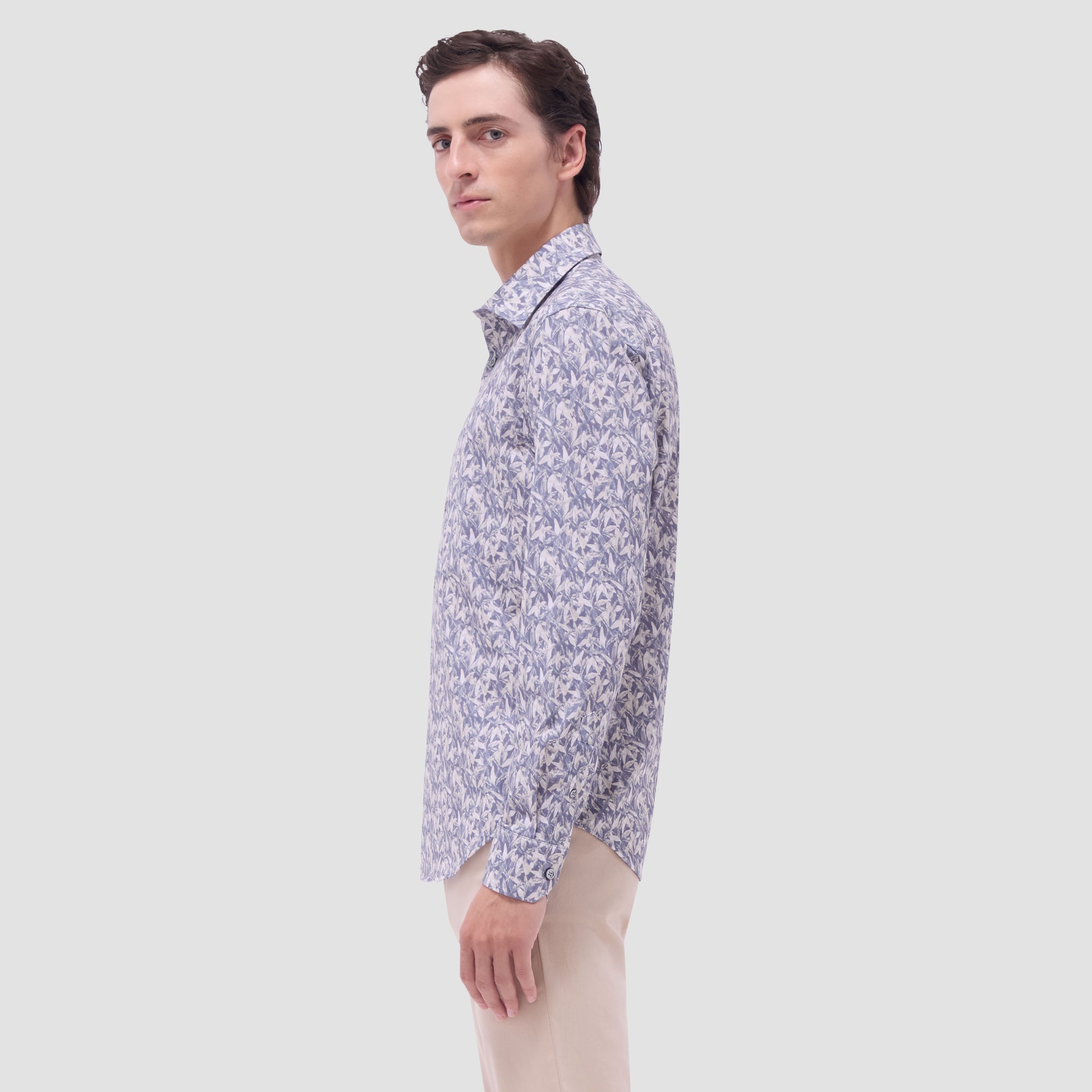 James Leaf Print OoohCotton Shirt
