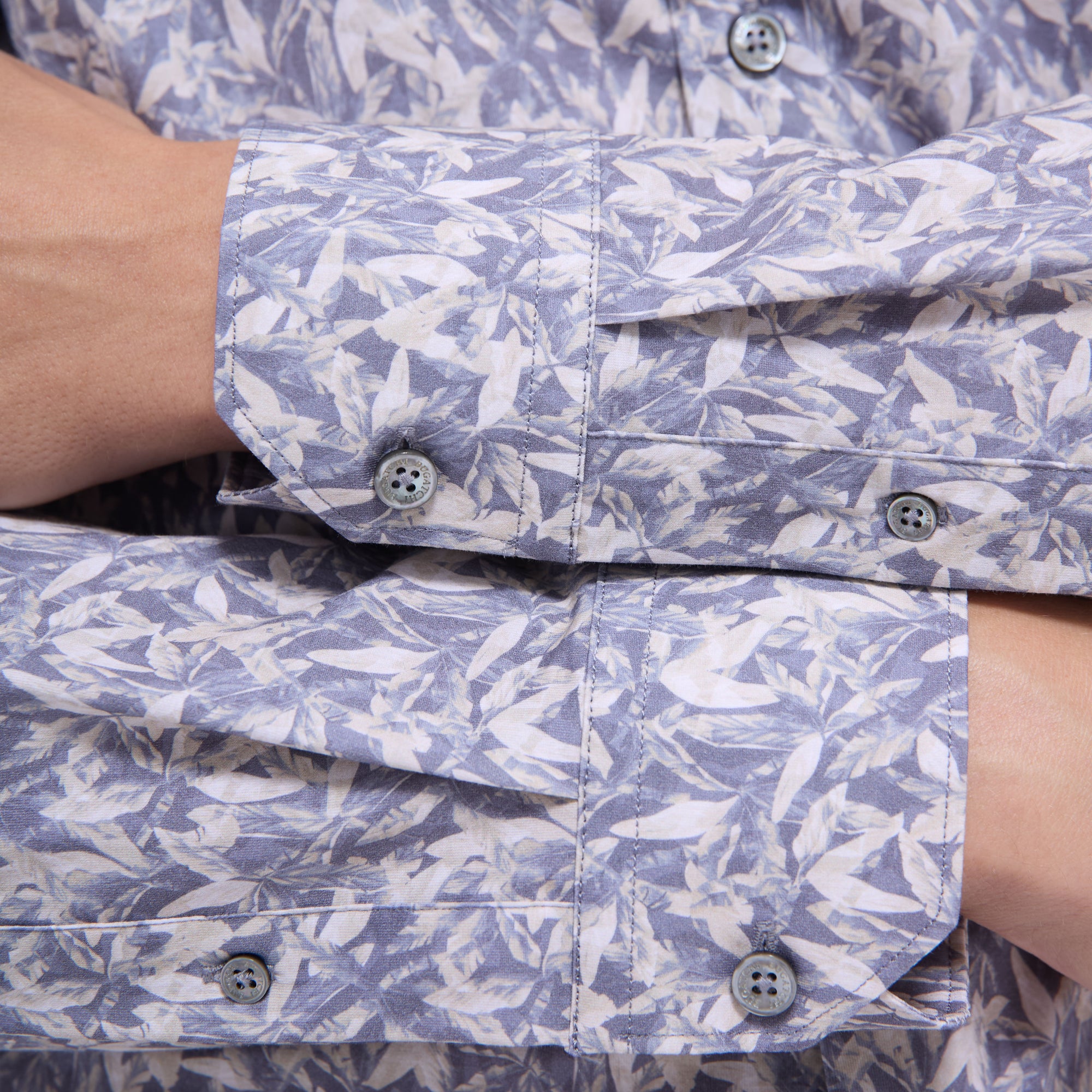James Leaf Print OoohCotton Shirt