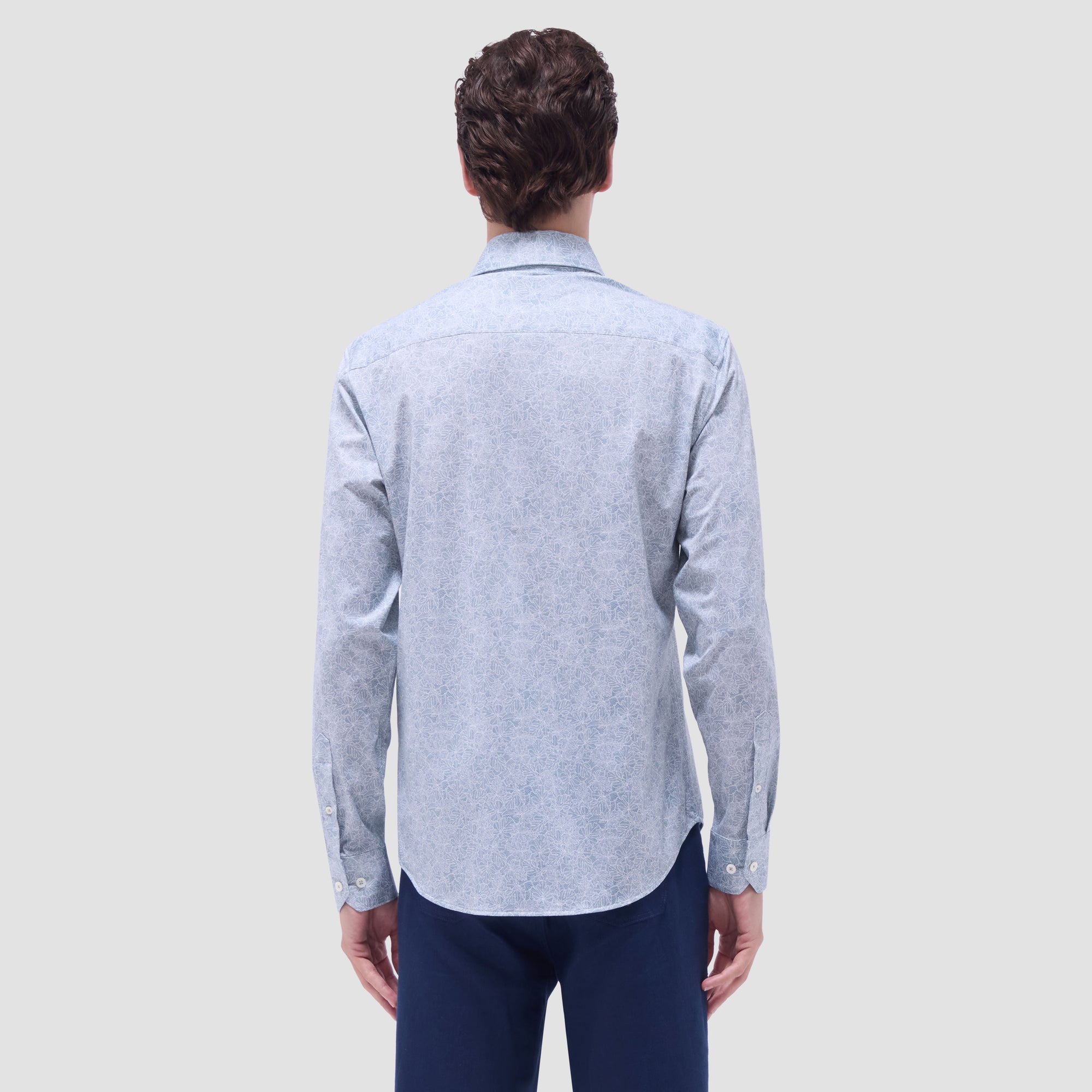 James Leaf Print OoohCotton Shirt