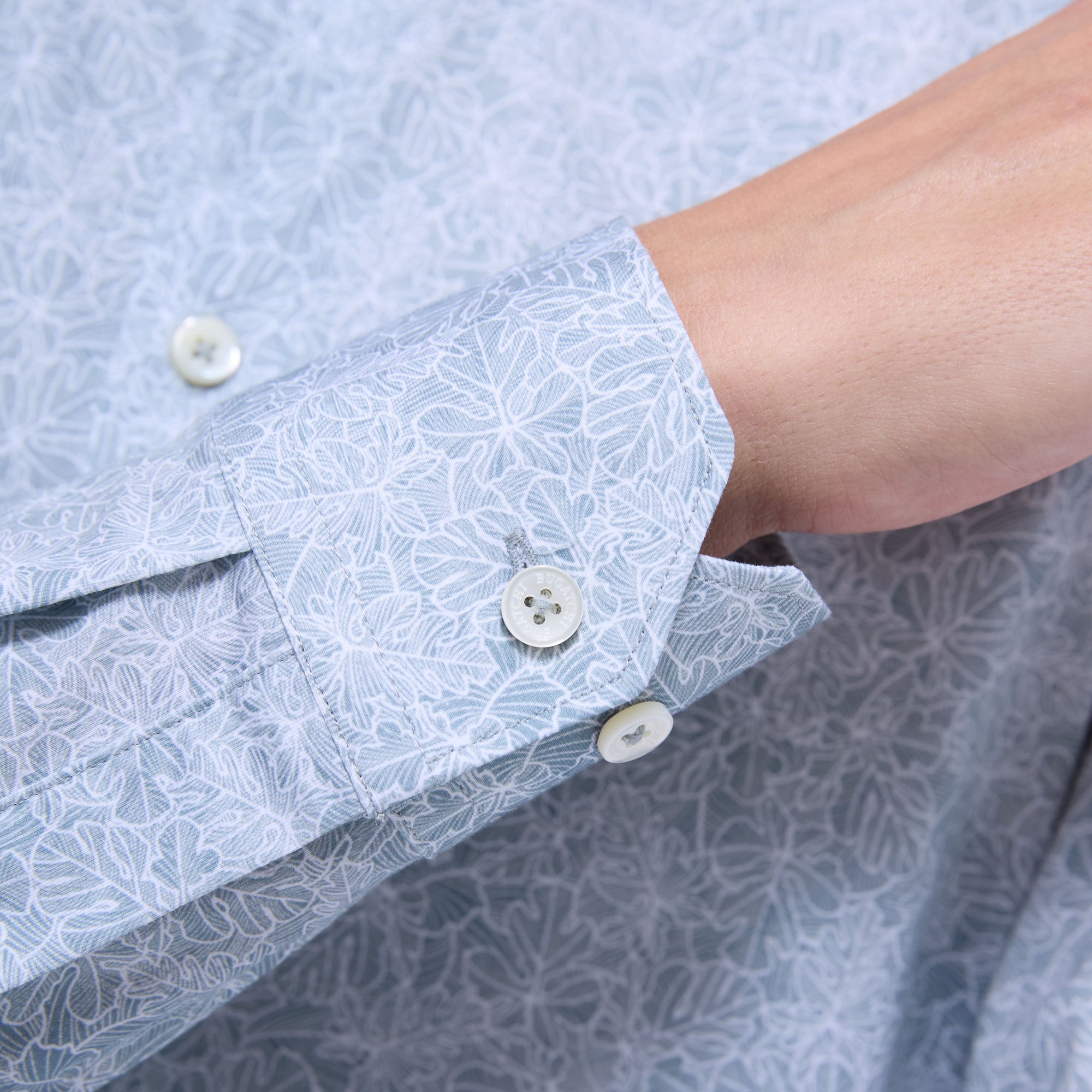 James Leaf Print OoohCotton Shirt