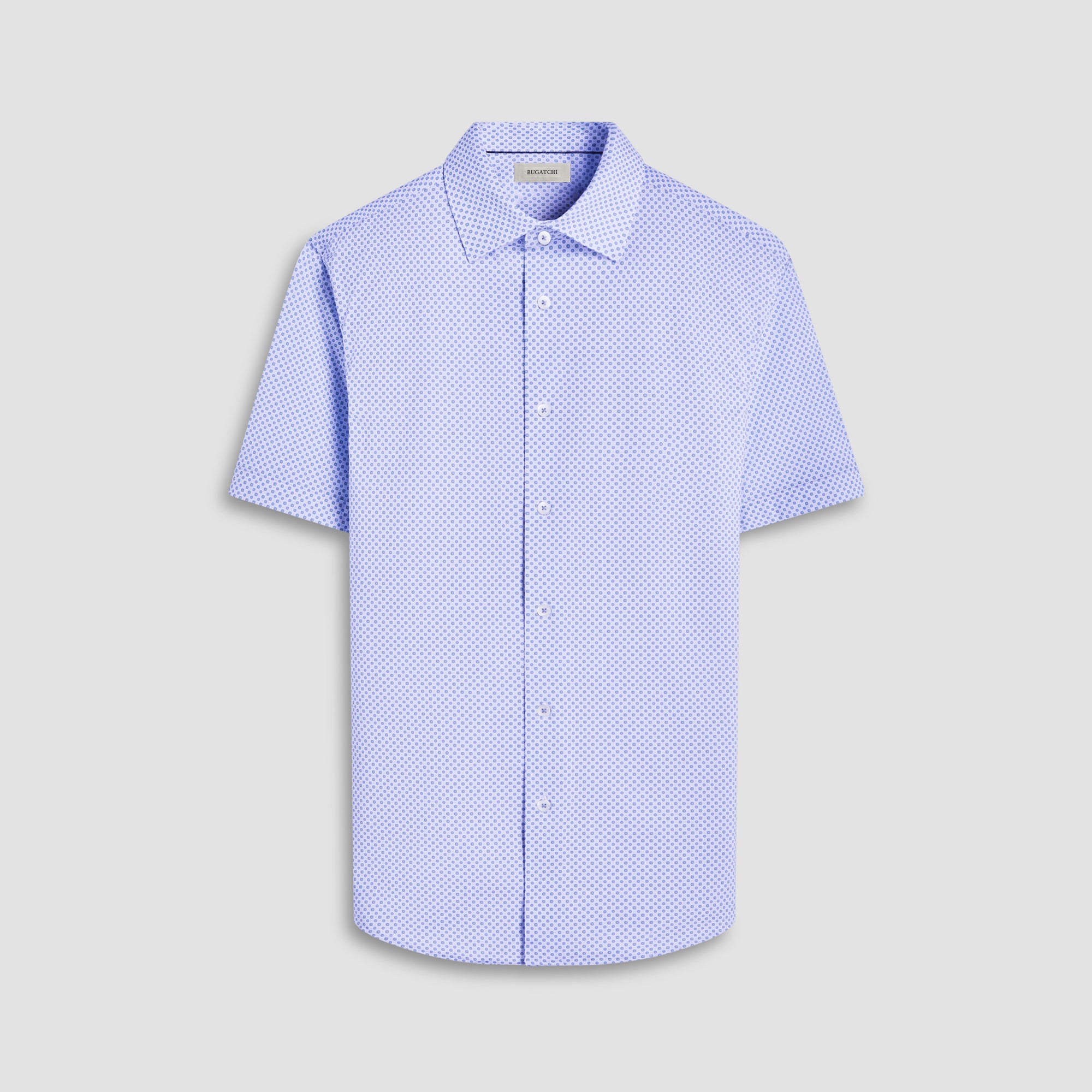 Miles Geometric OoohCotton Short-Sleeve Shirt