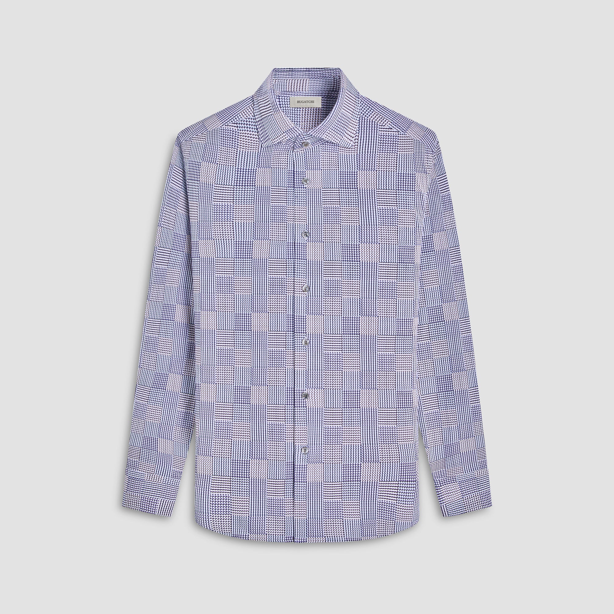 Devon Geometric Check OoohCotton Shirt