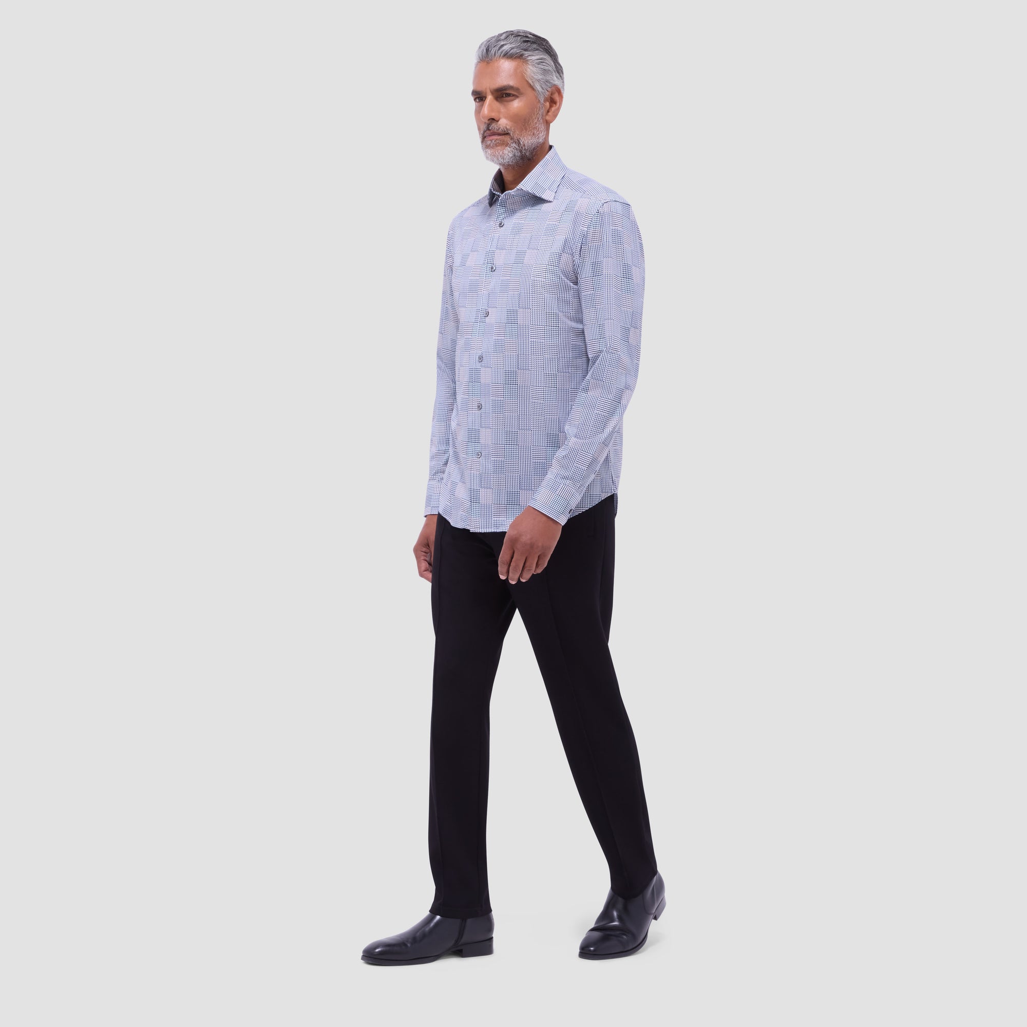 Devon Geometric Check OoohCotton Shirt