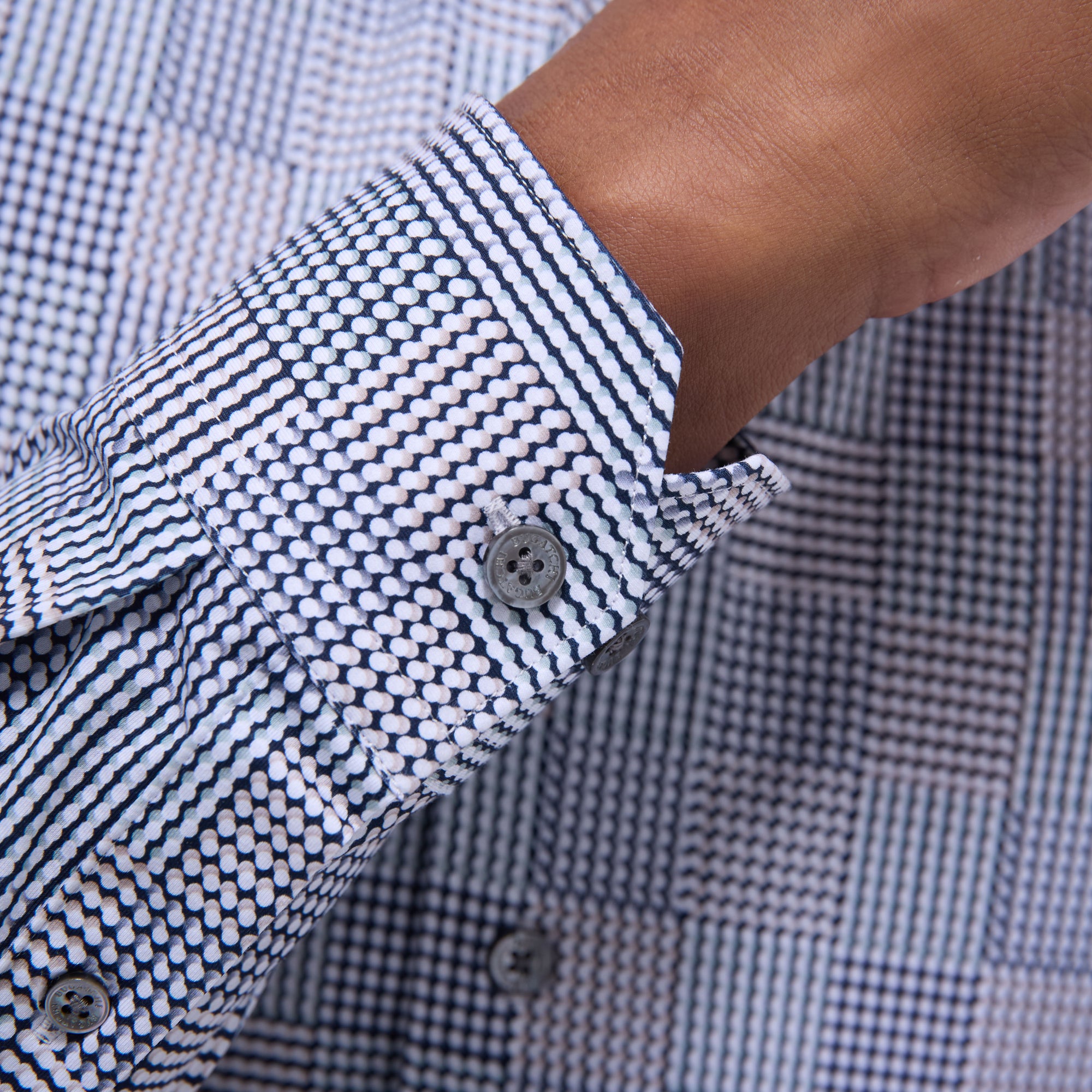 Devon Geometric Check OoohCotton Shirt