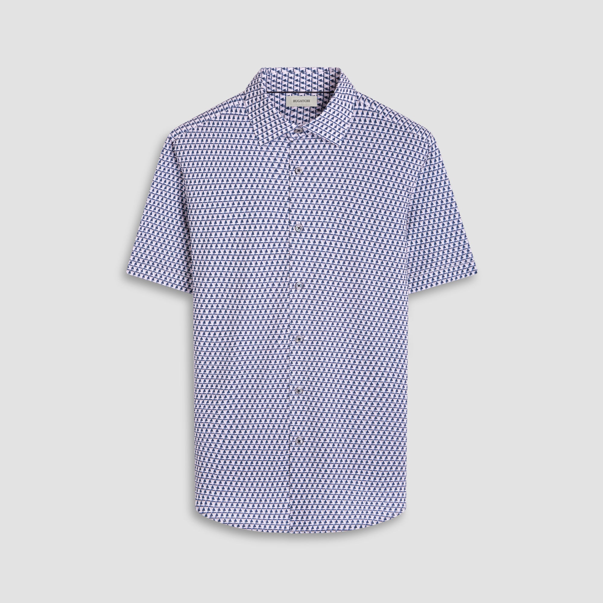 Miles Geometric OoohCotton Short-Sleeve Shirt