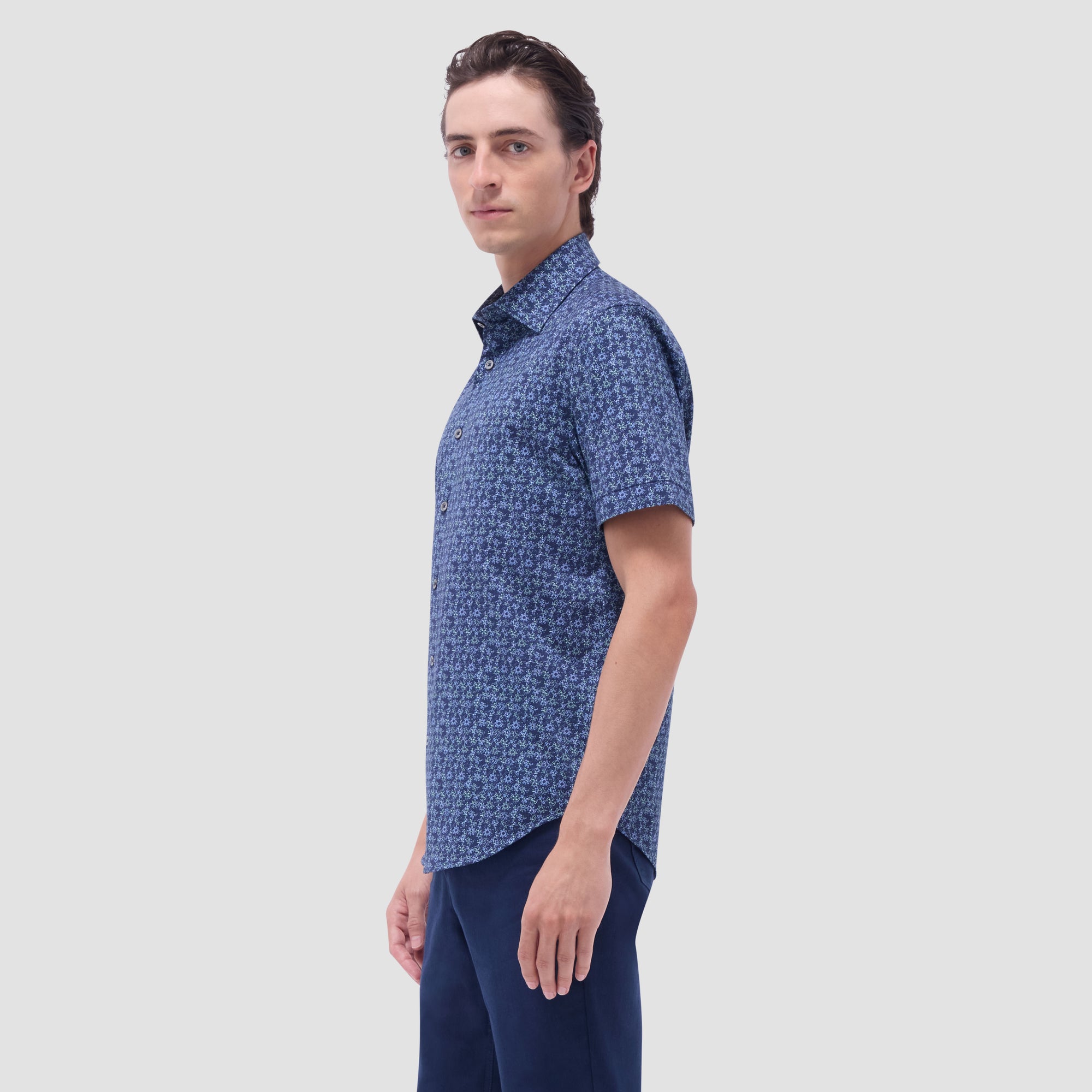 Miles Floral OoohCotton Short-Sleeve Shirt