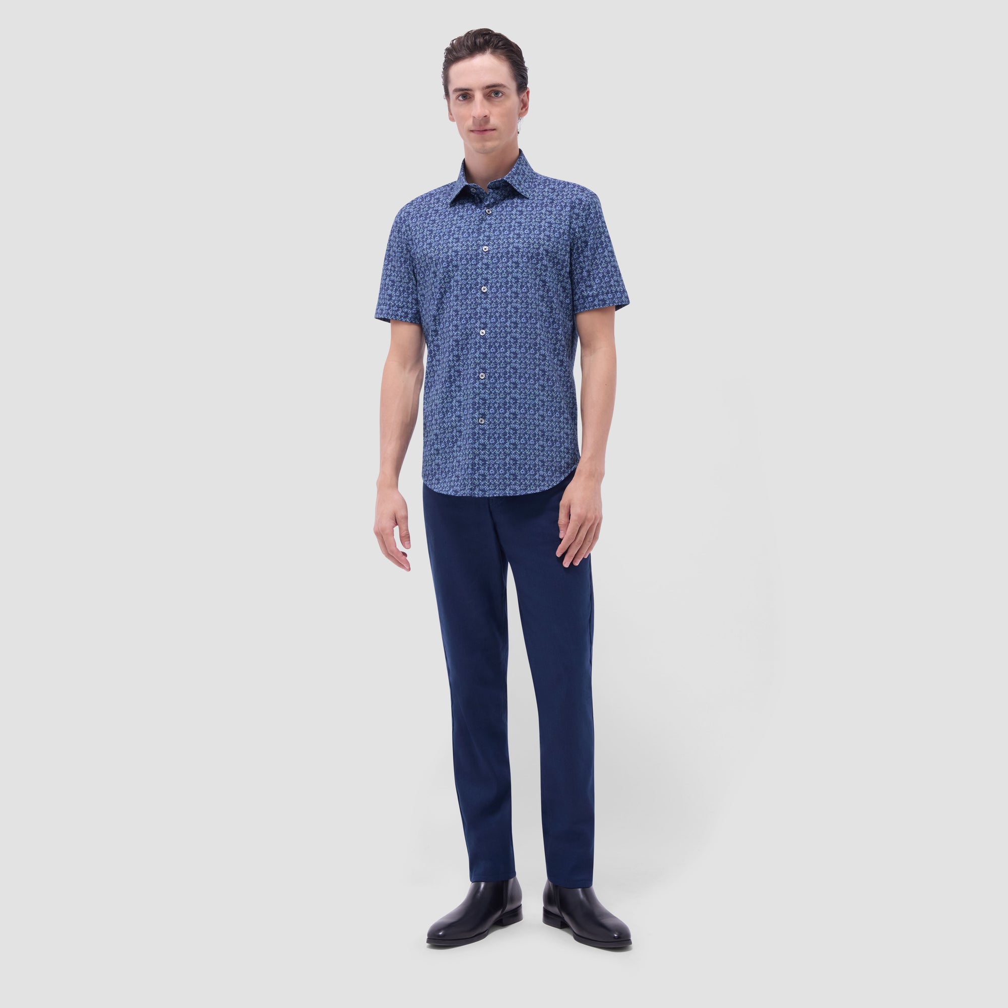 Miles Floral OoohCotton Short-Sleeve Shirt